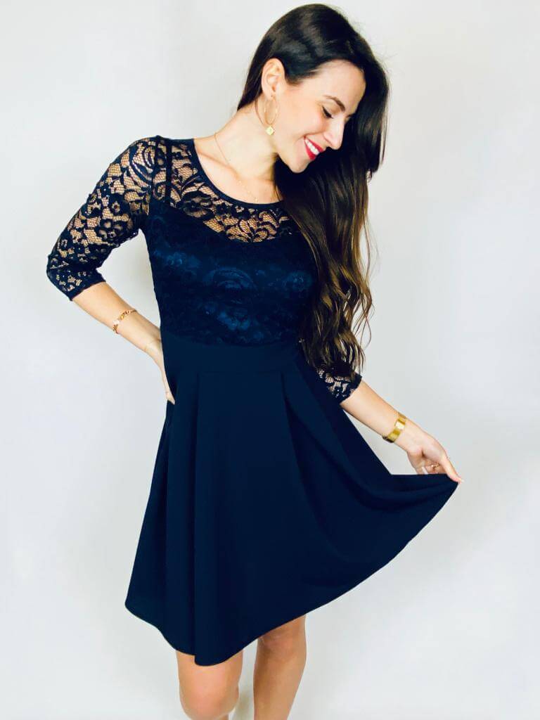Robe bleu marine - ESTER