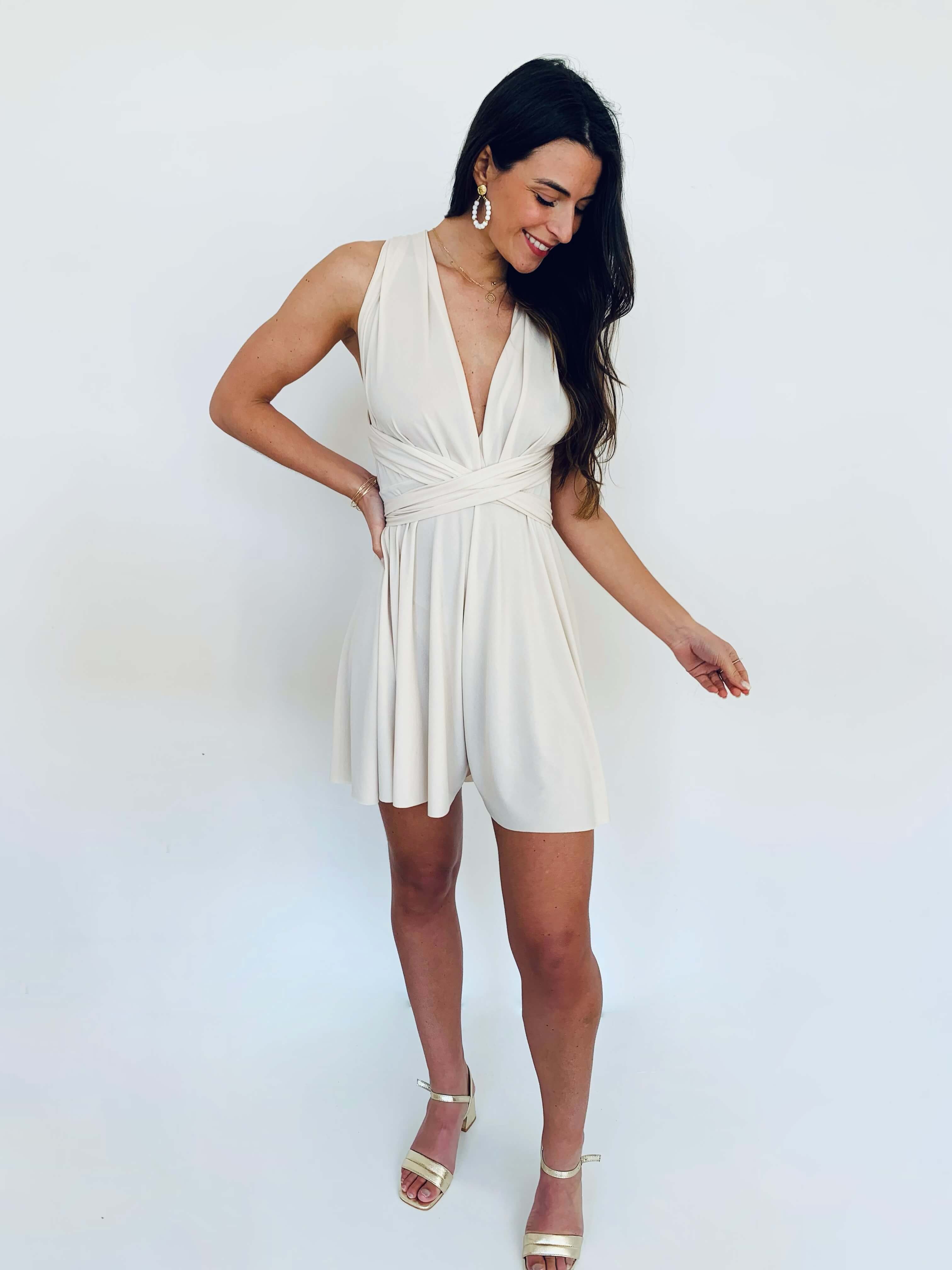 Combishort beige - JULIETTE
