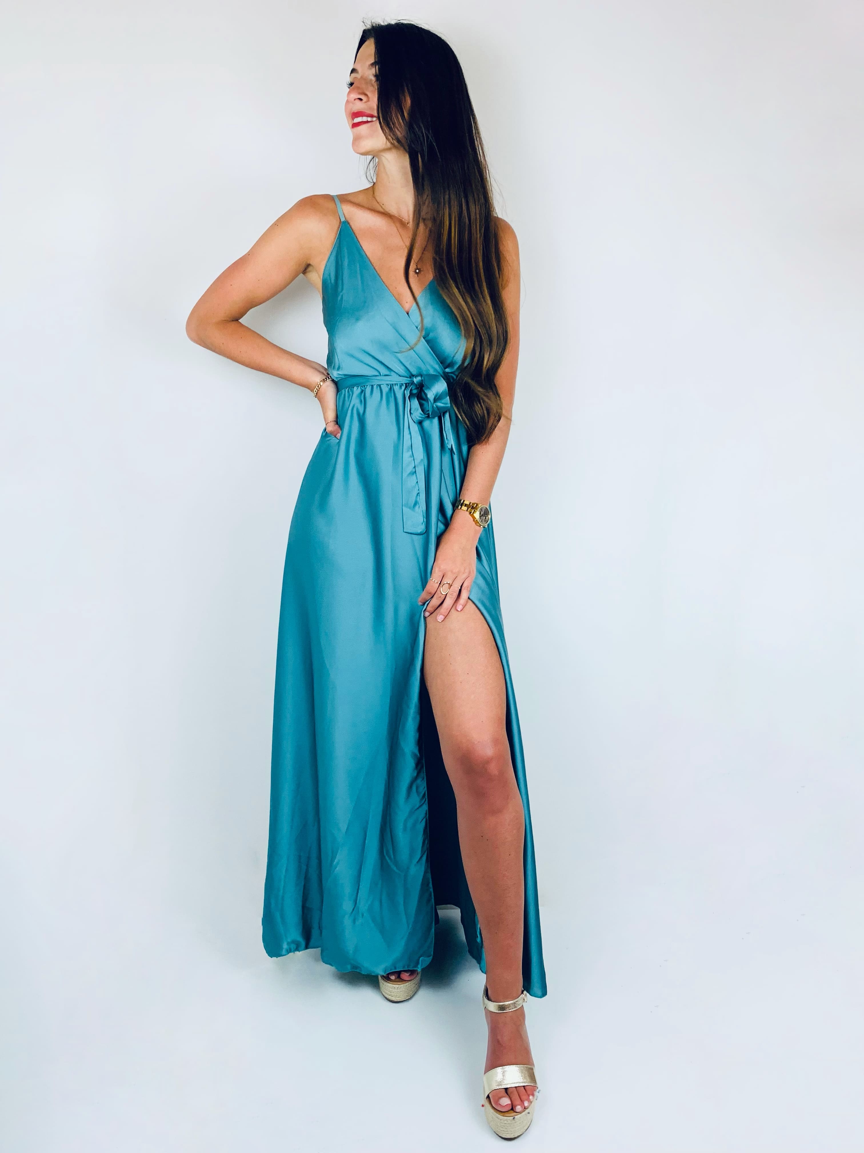 Robe turquoise - LISA