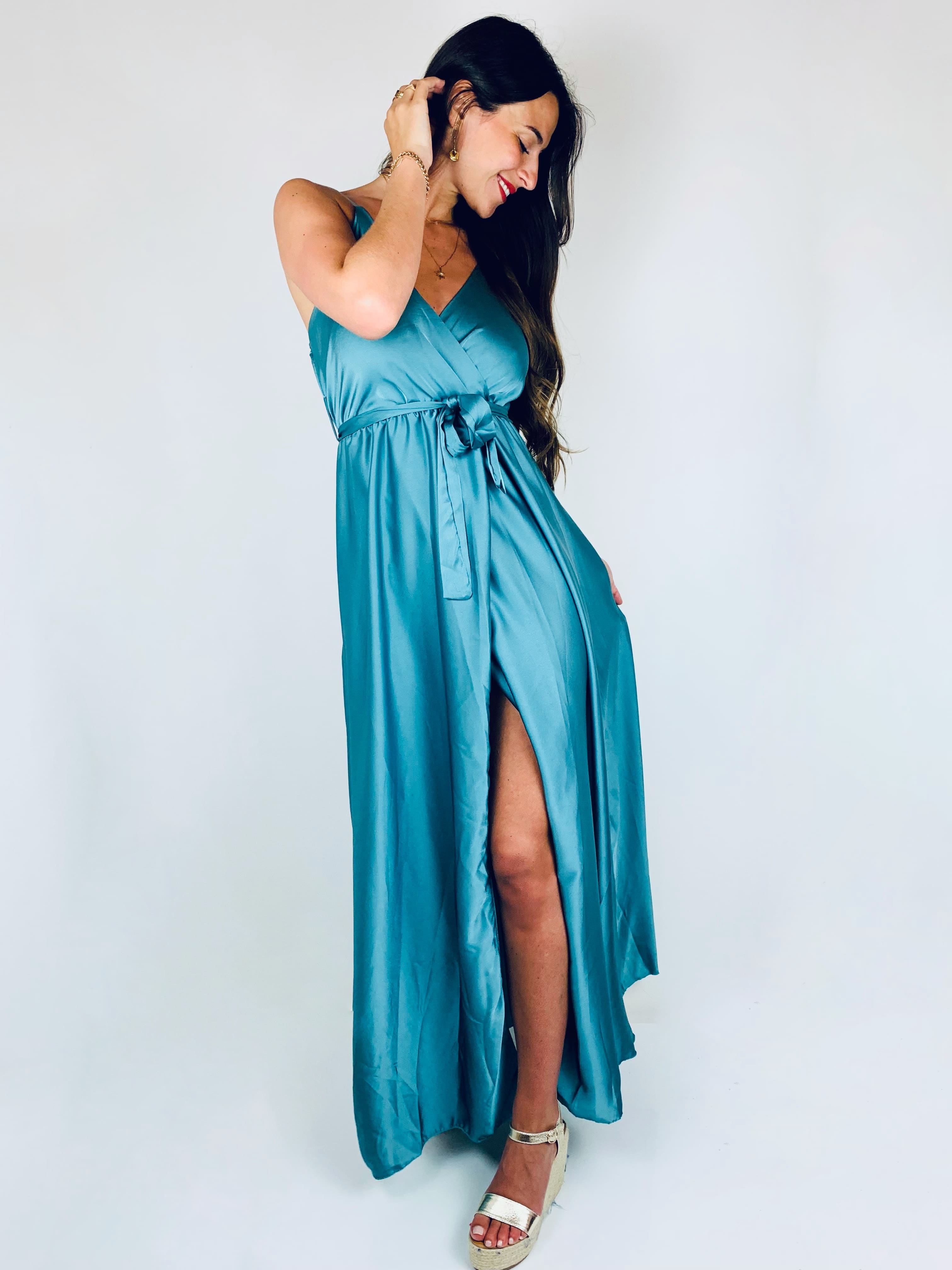 Robe turquoise - LISA