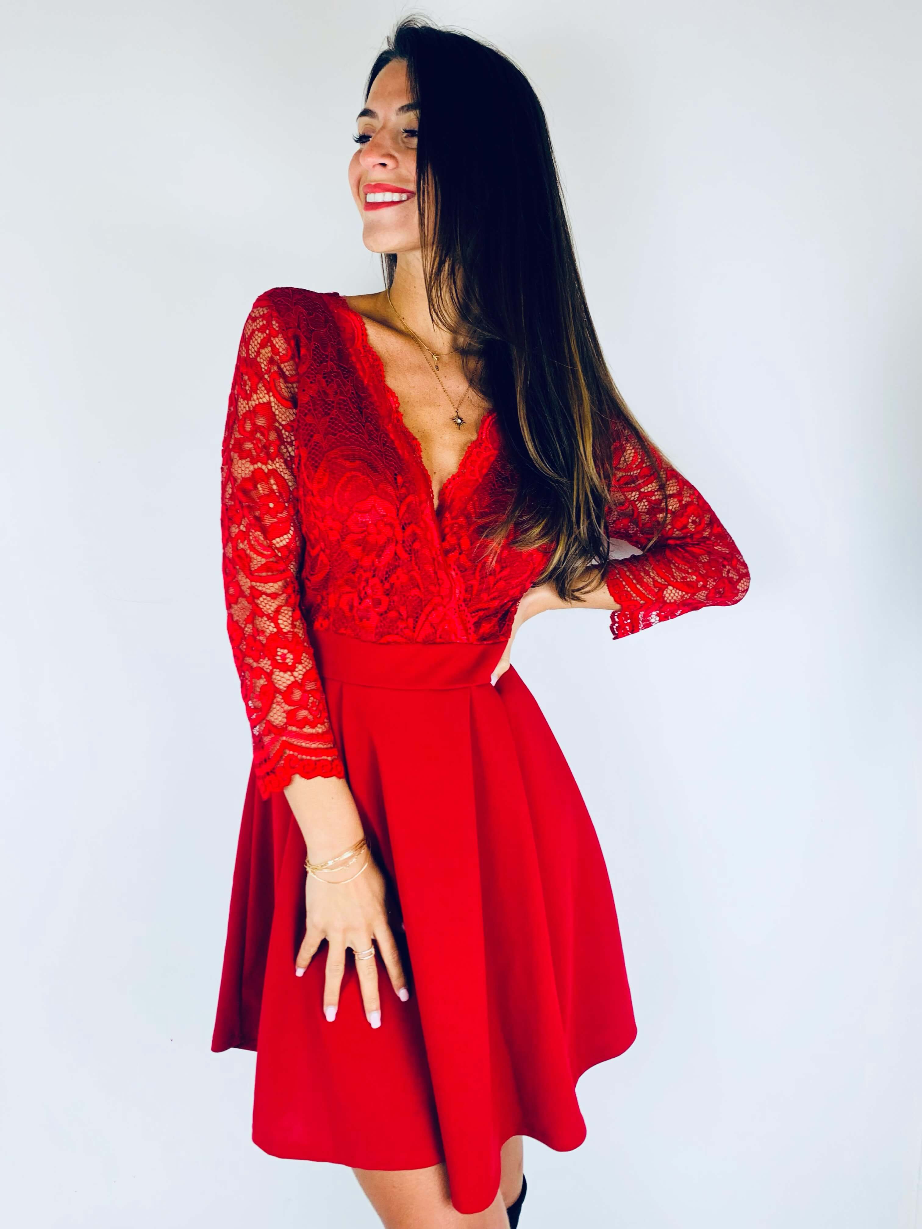 Robe rouge - CLARA