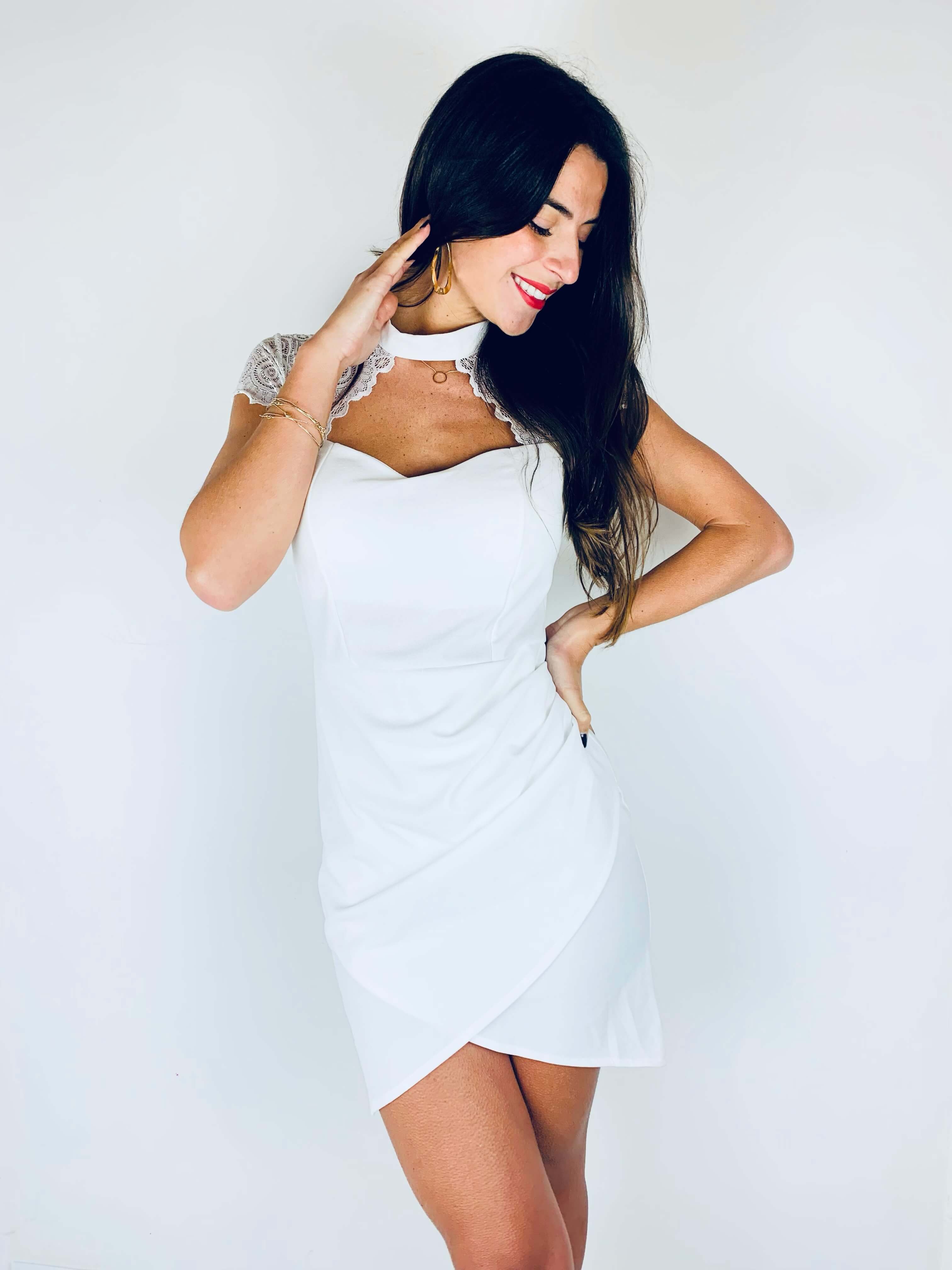 Vestido blanco - NORA