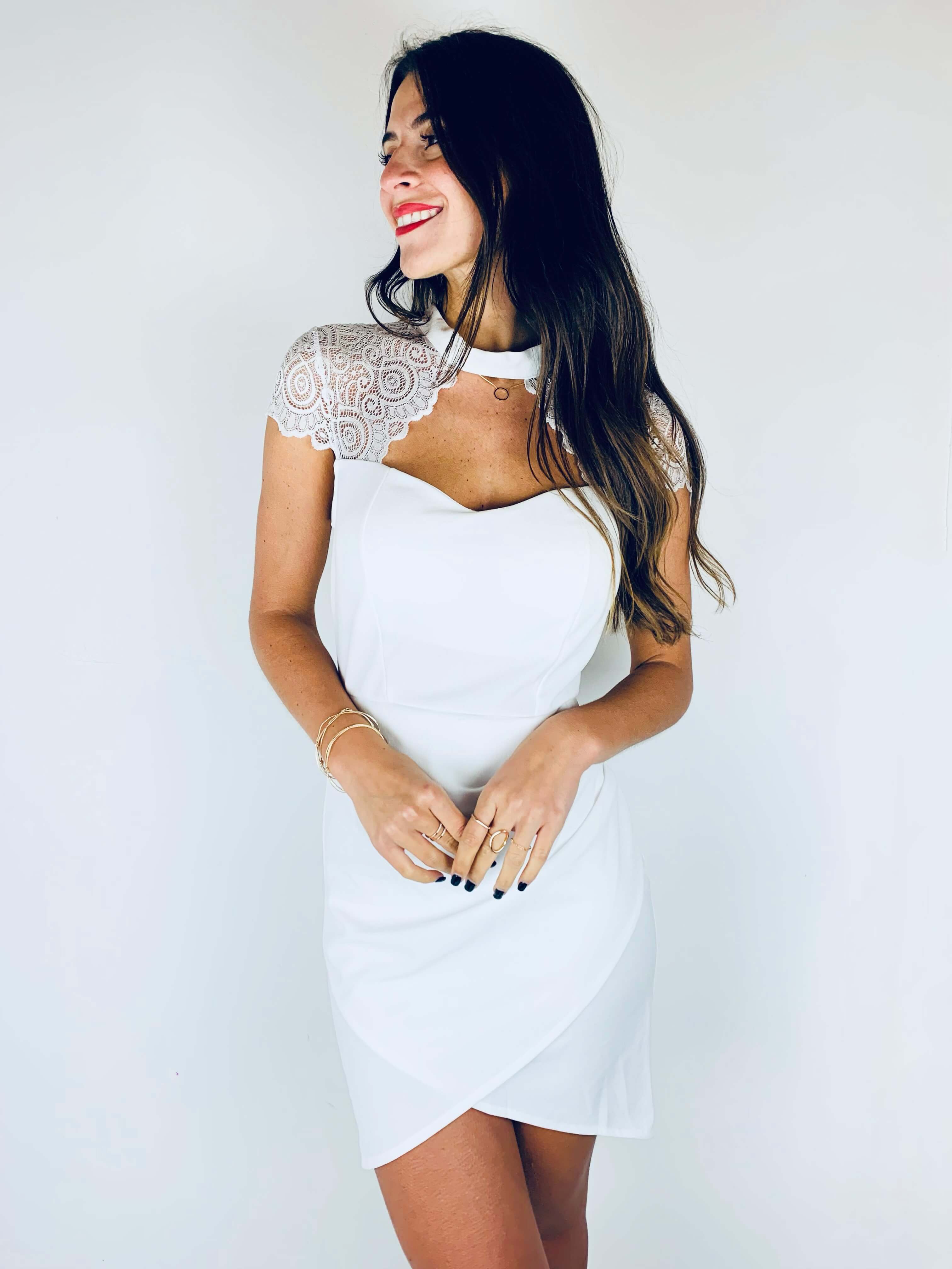 Vestido blanco - NORA