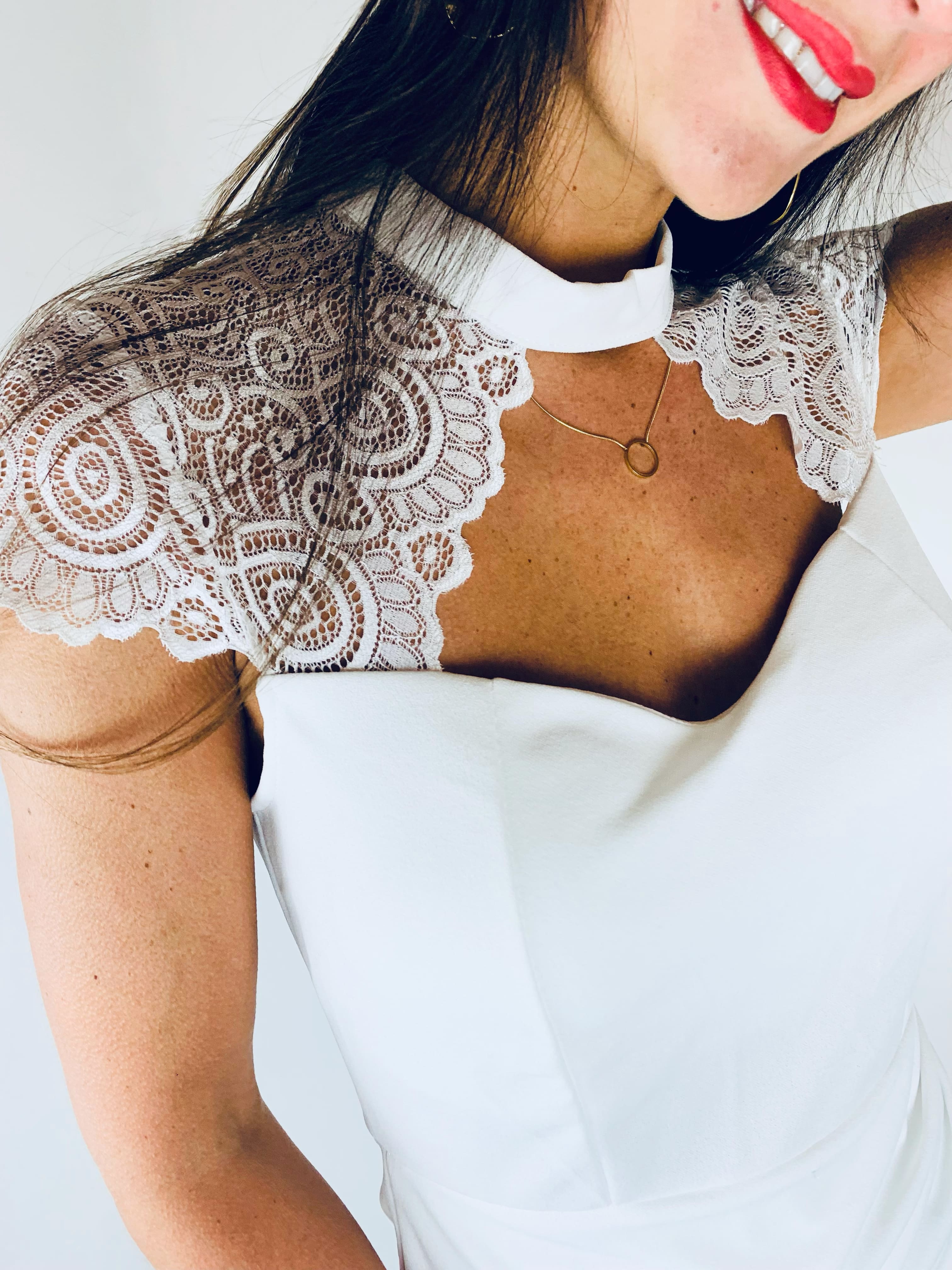 Vestido blanco - NORA