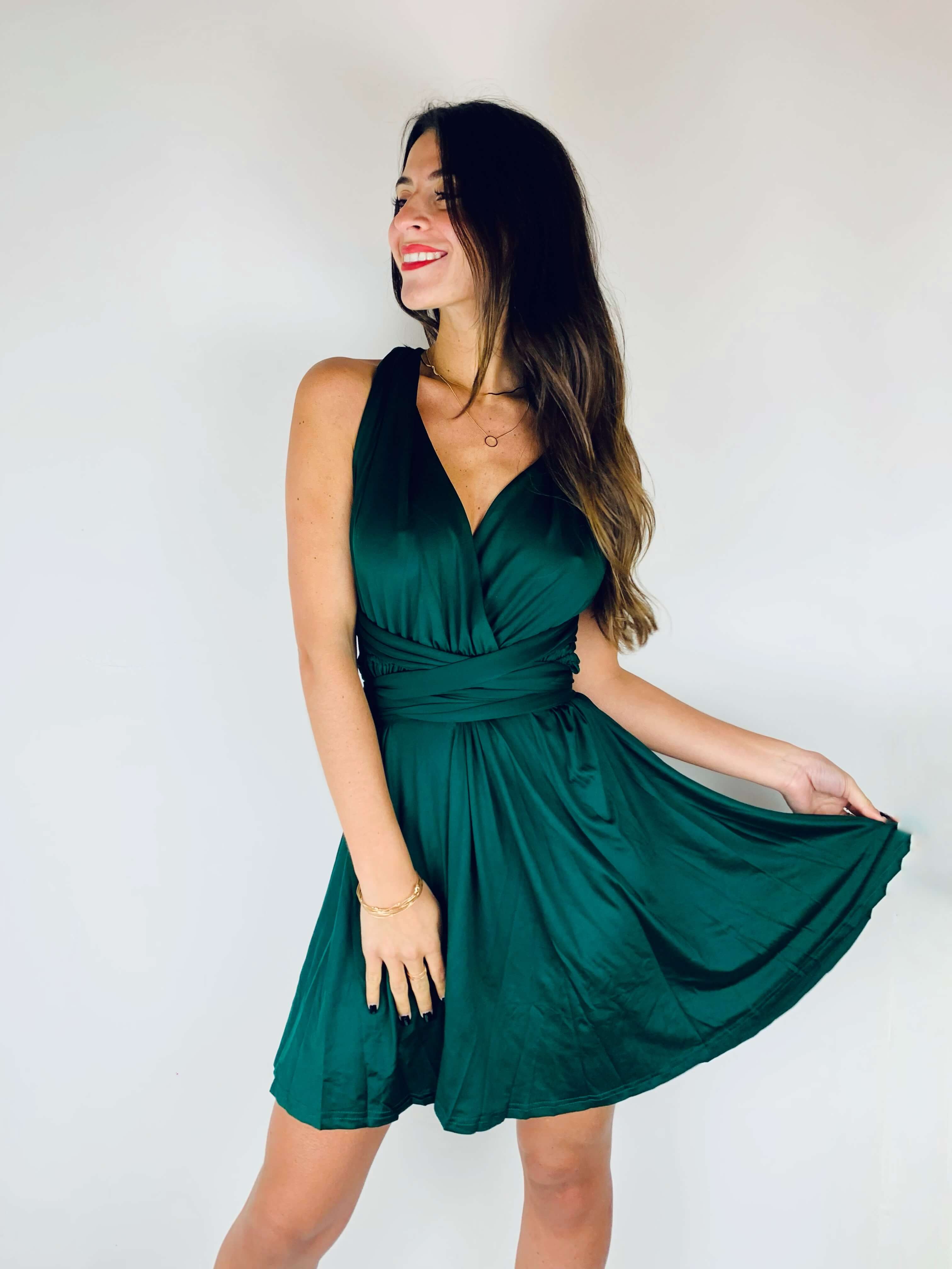 Robe vert - EMILIE
