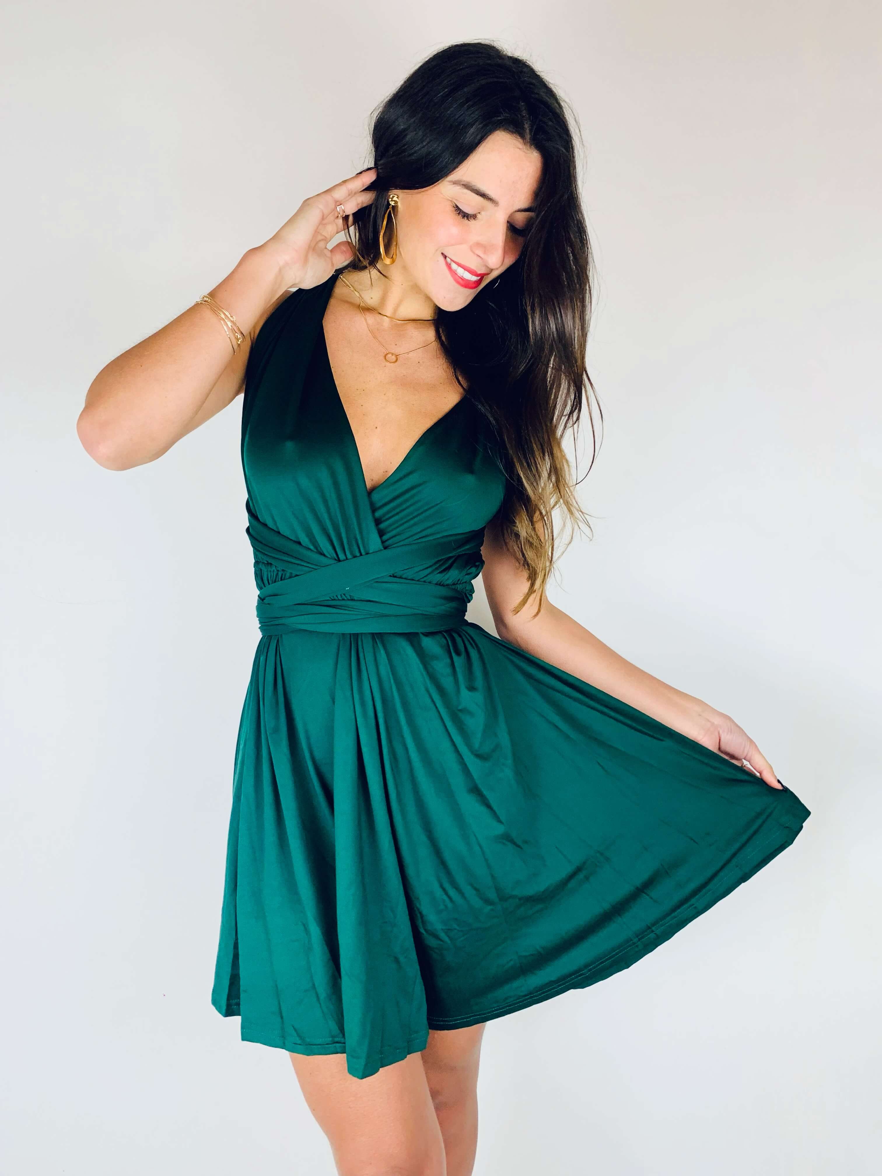 Robe vert - EMILIE
