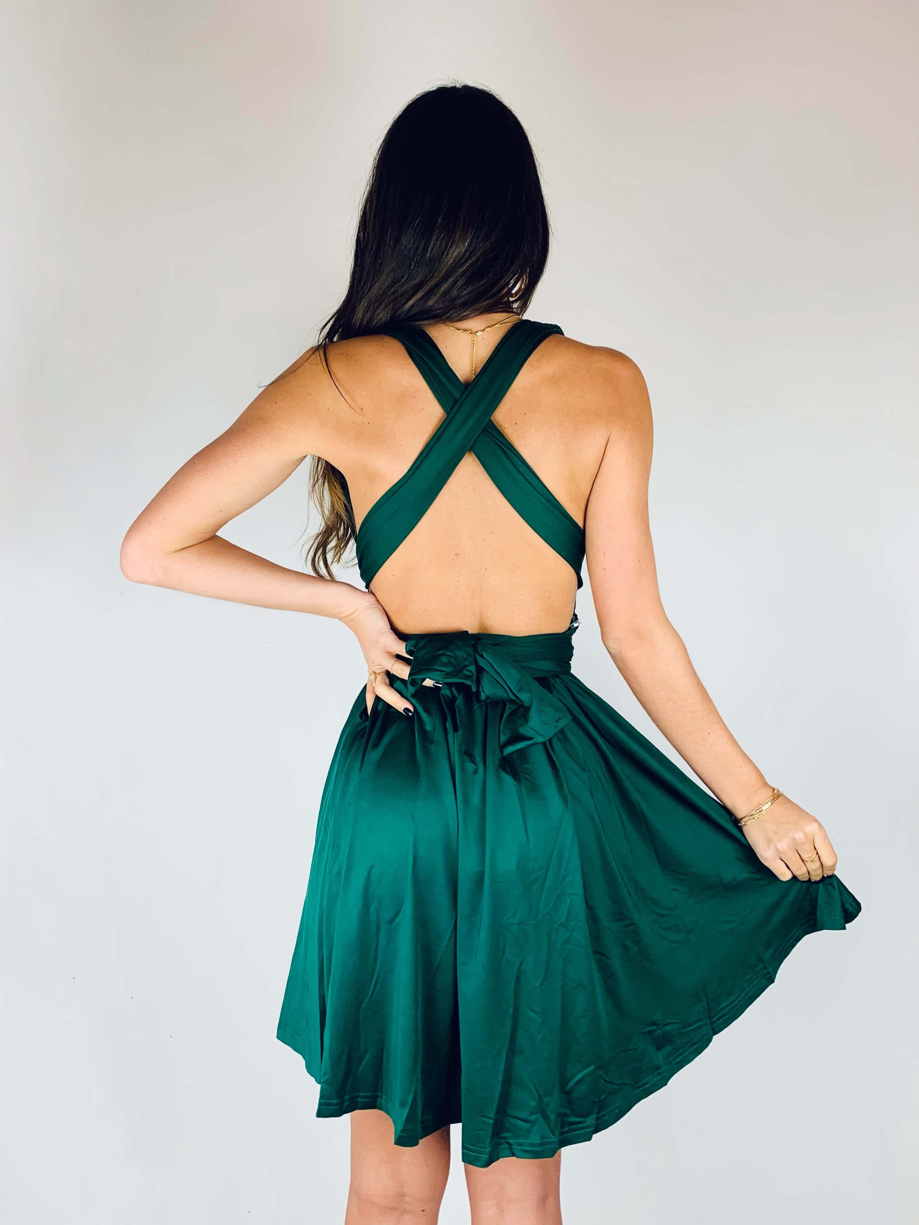 Robe vert - EMILIE