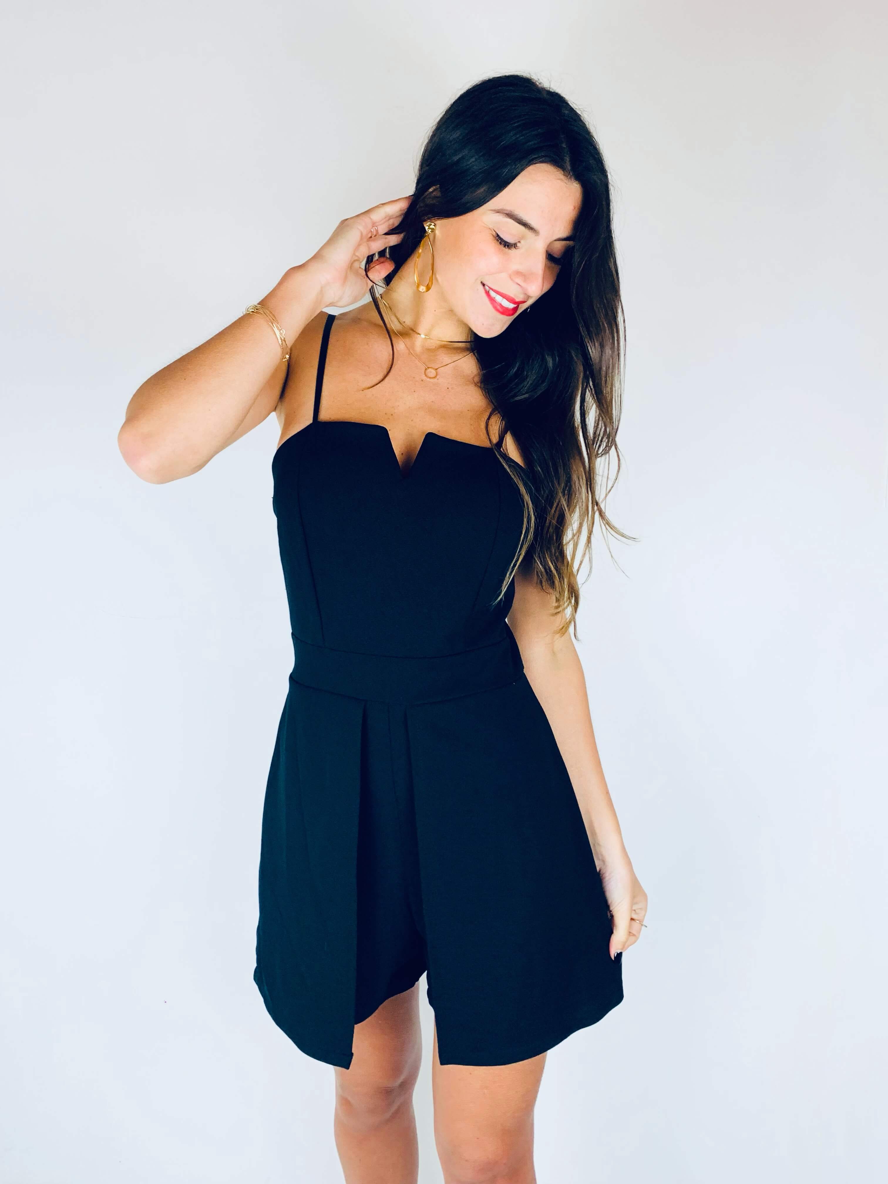 Combishort noir - HILONA