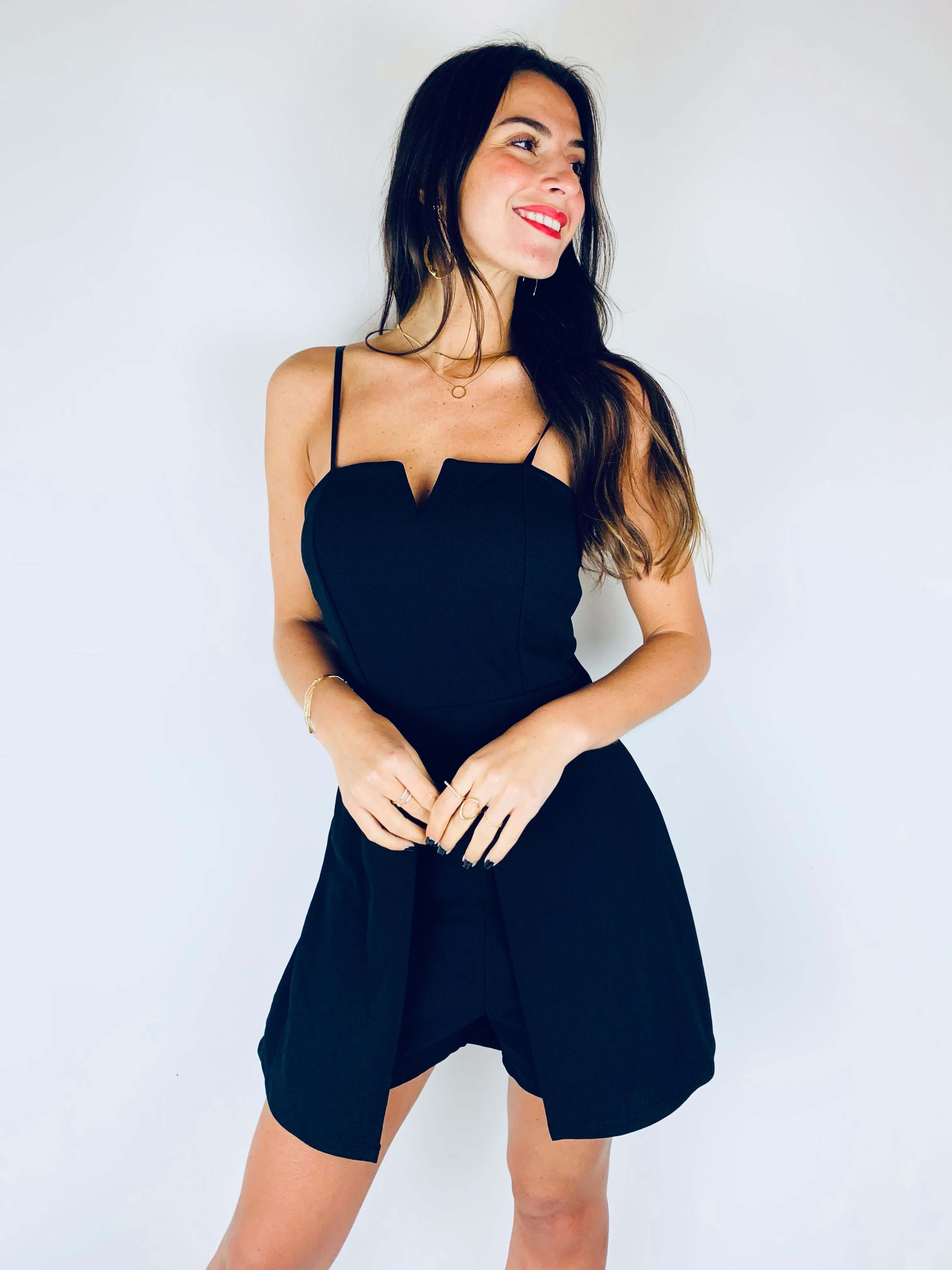 Combishort noir - HILONA