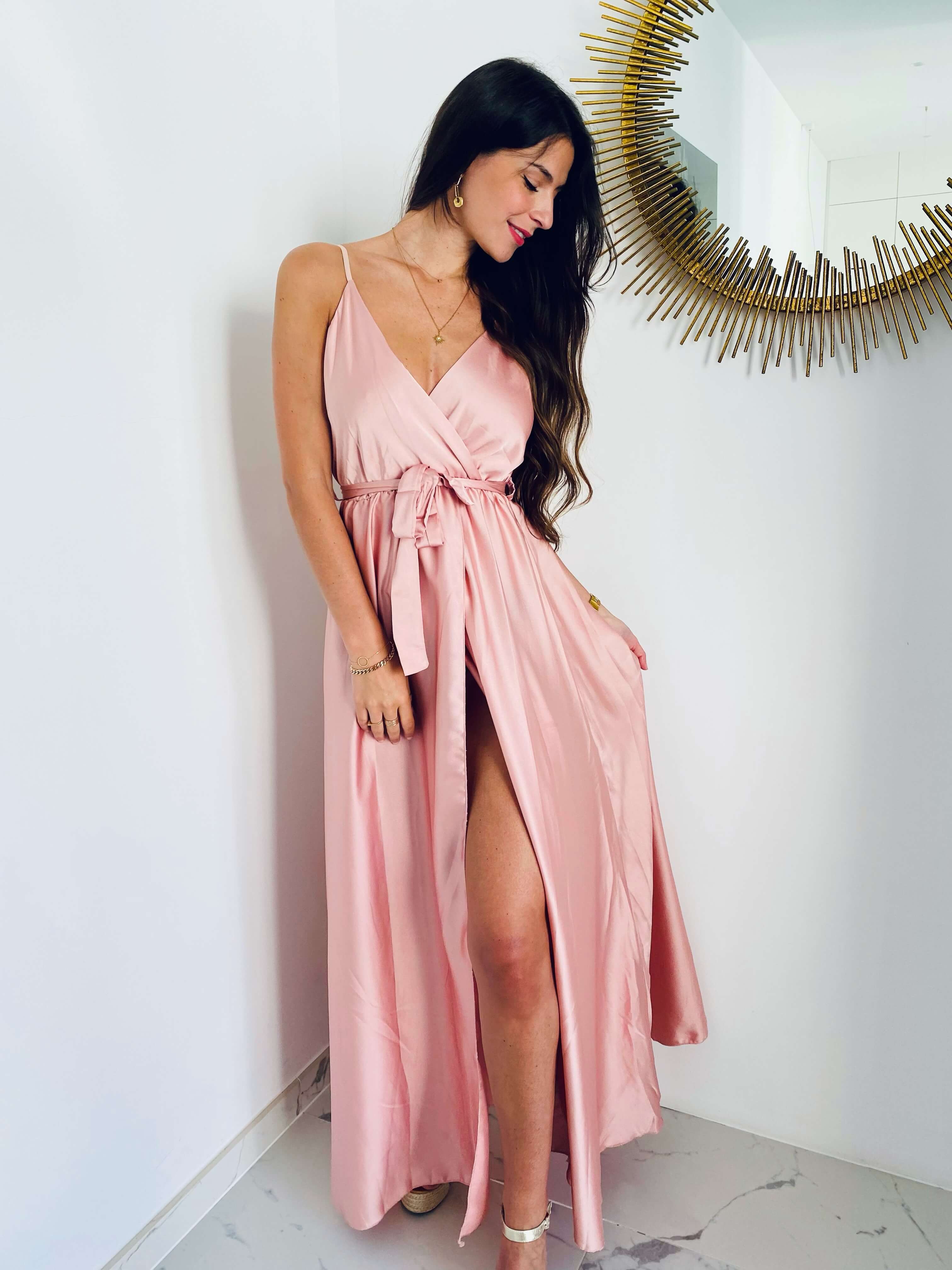 Robe rose pale - LISA