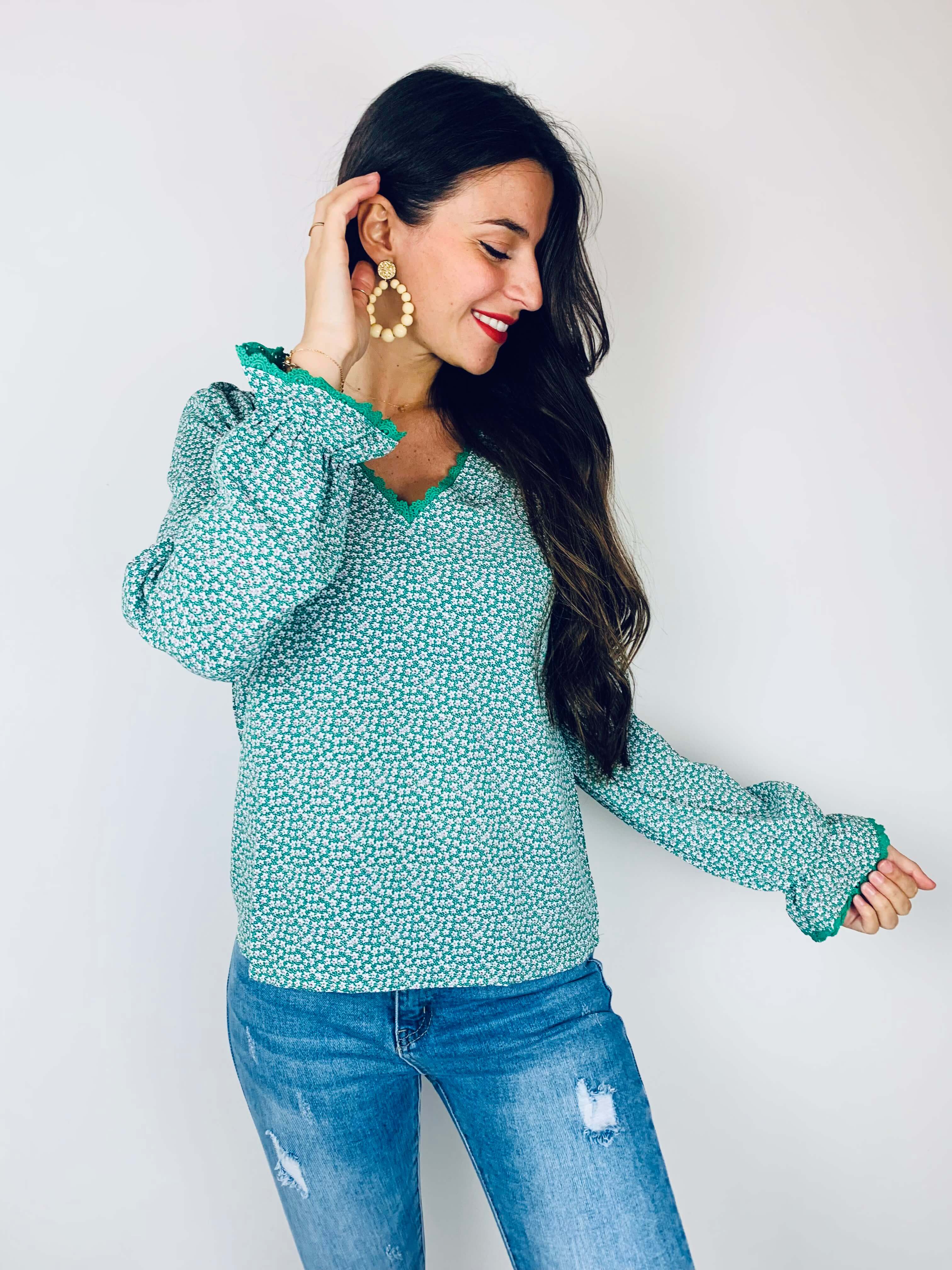 Blouse verte - ZELIE