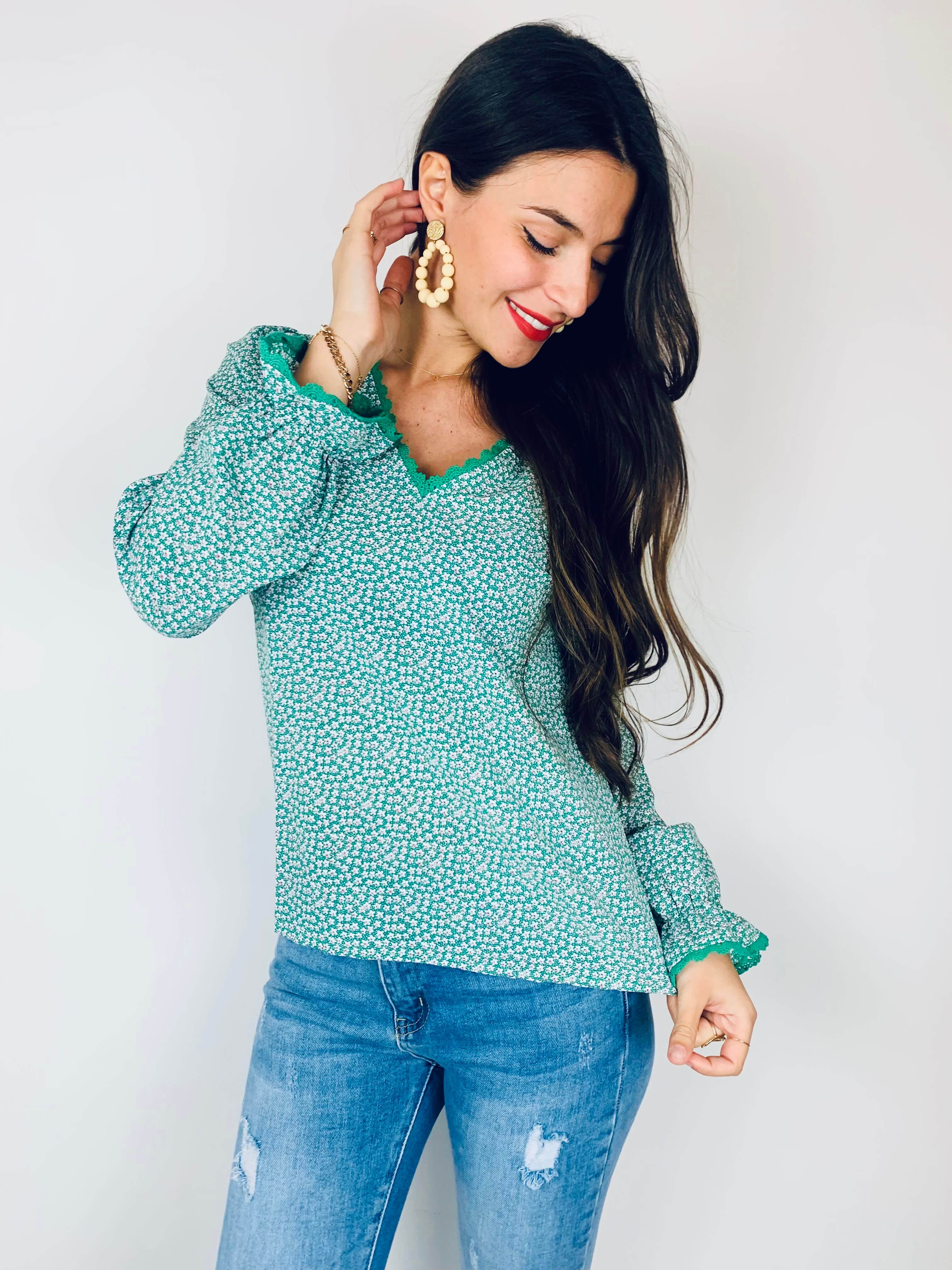 Blouse verte - ZELIE