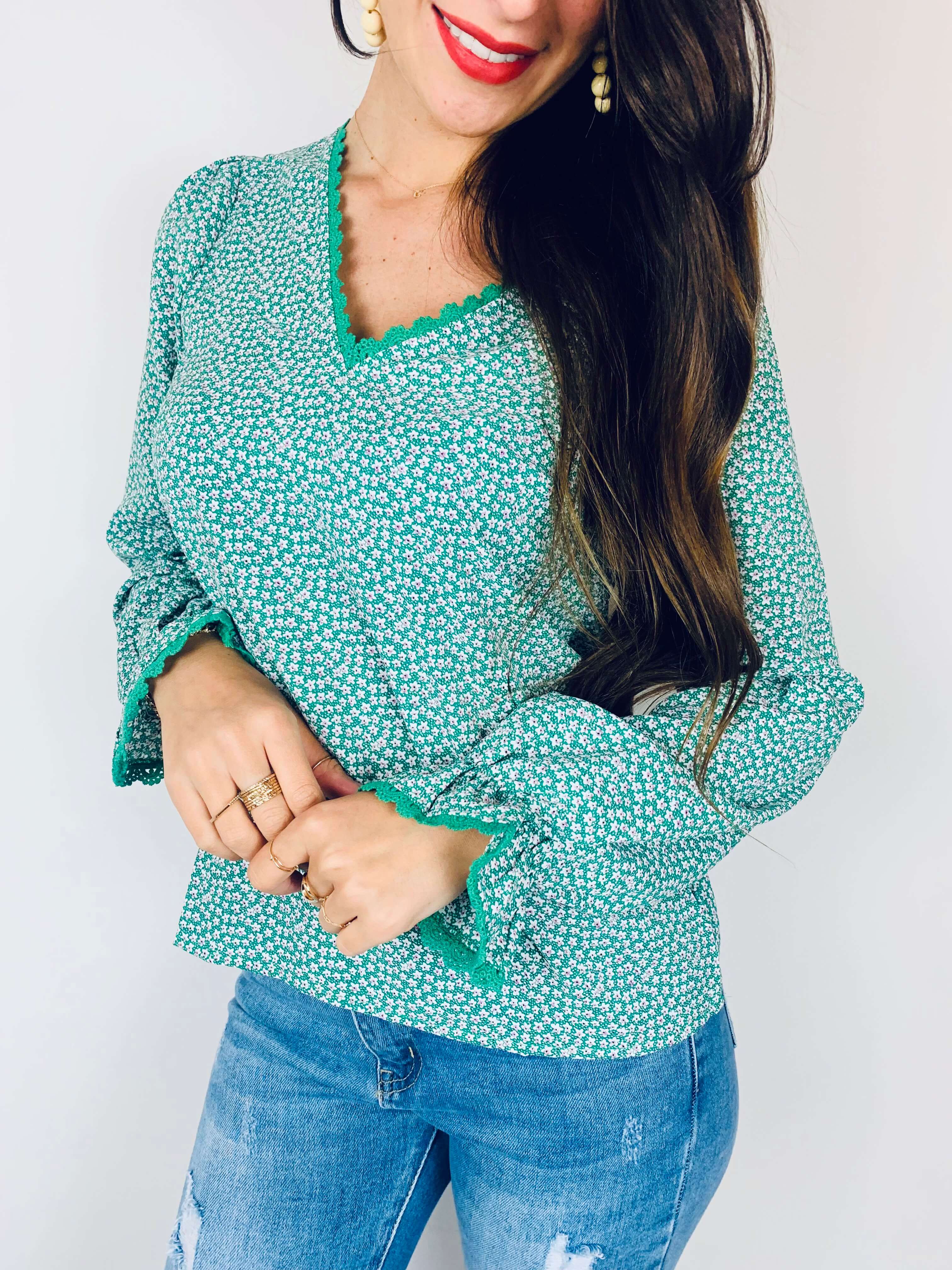Blouse verte - ZELIE