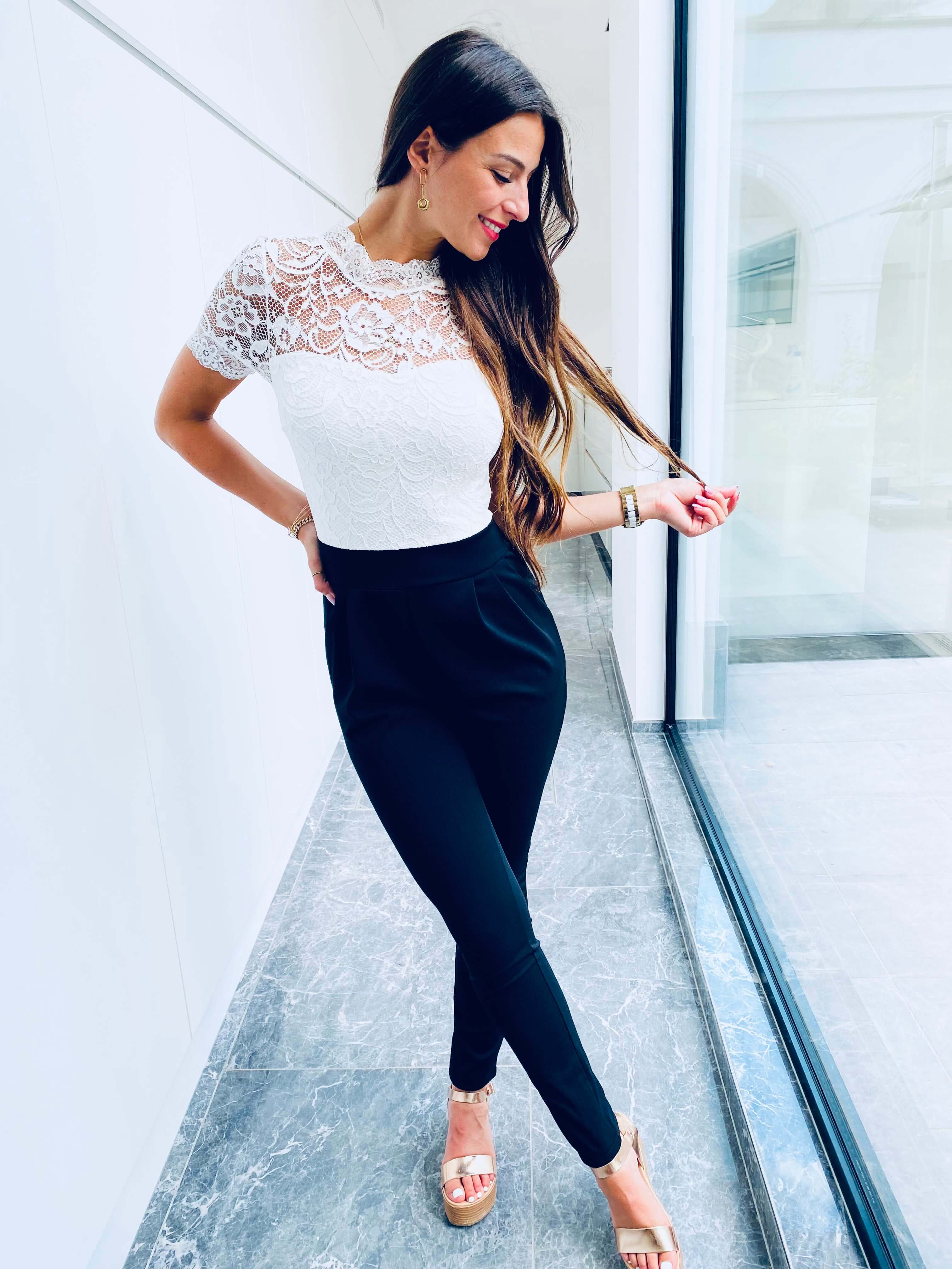 combi pantalon femme