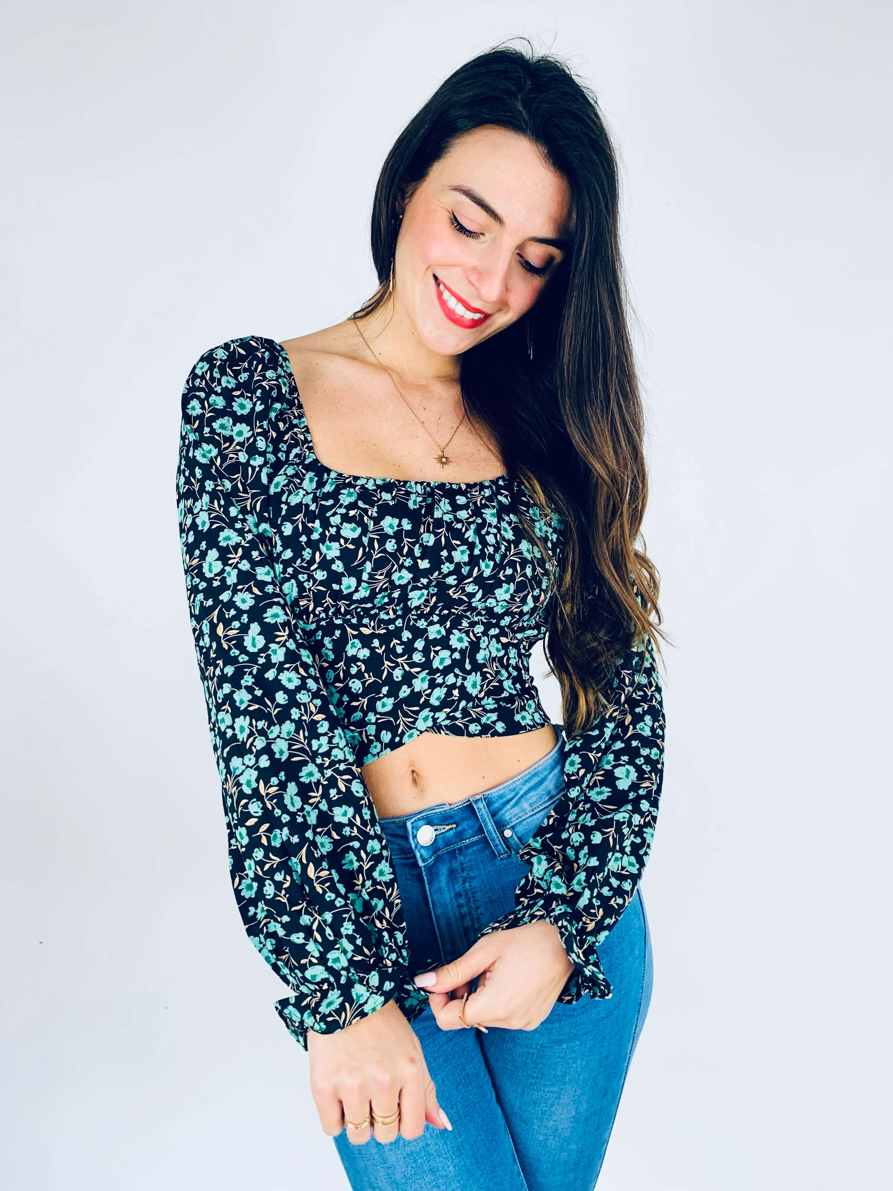 Blouse noir - MEGANE