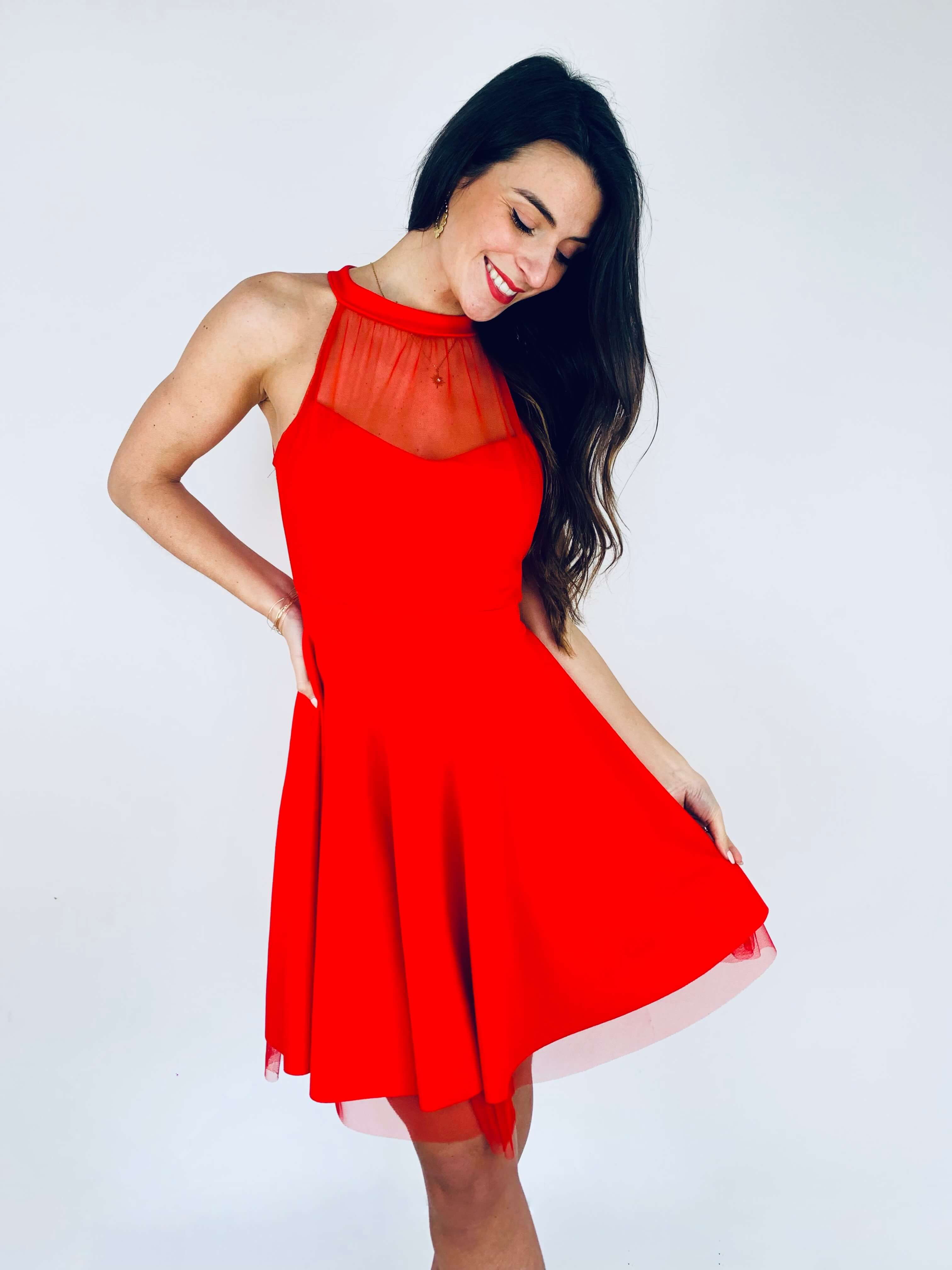 Robe rouge - CAMELIA