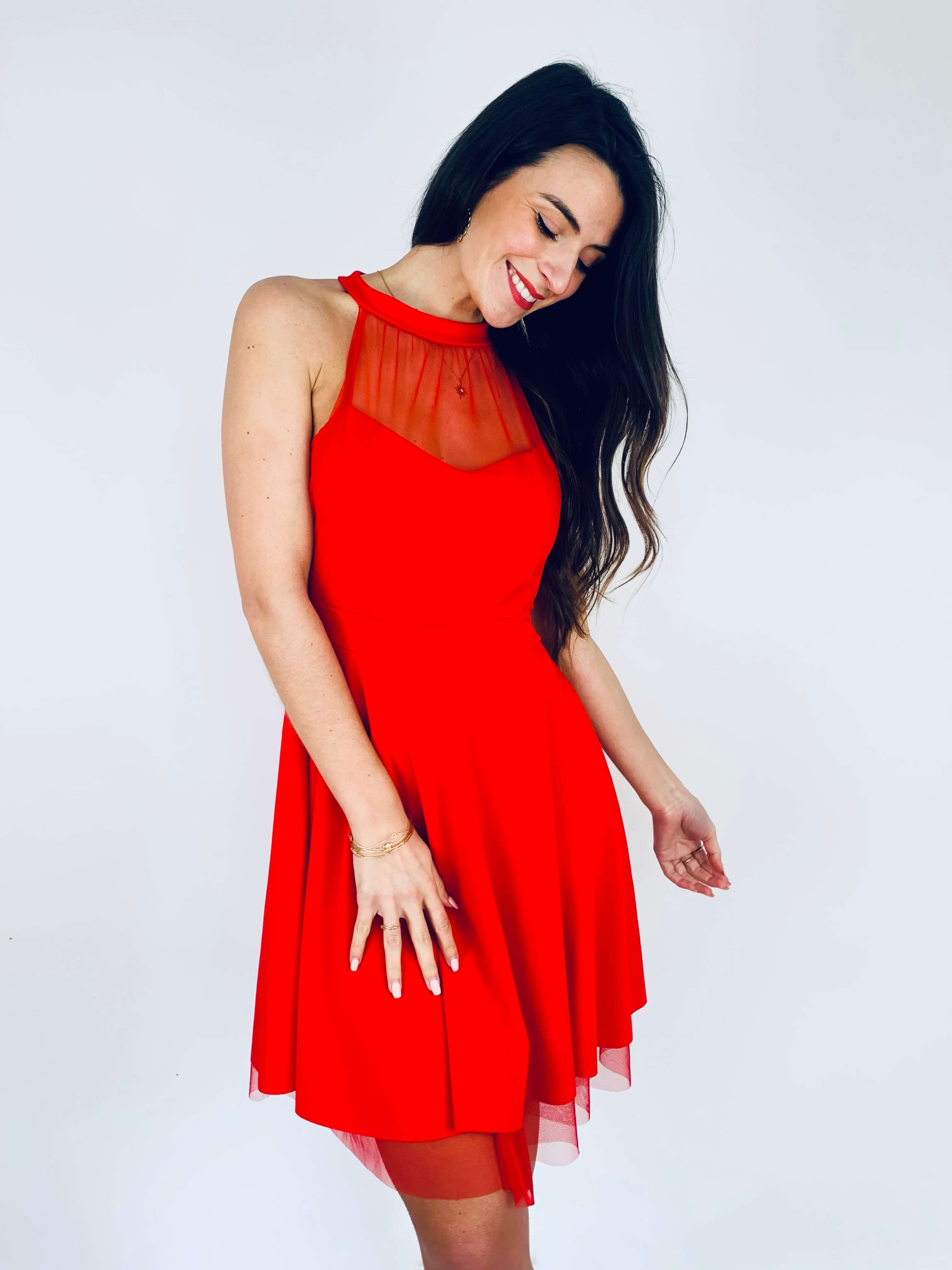 Robe rouge - CAMELIA