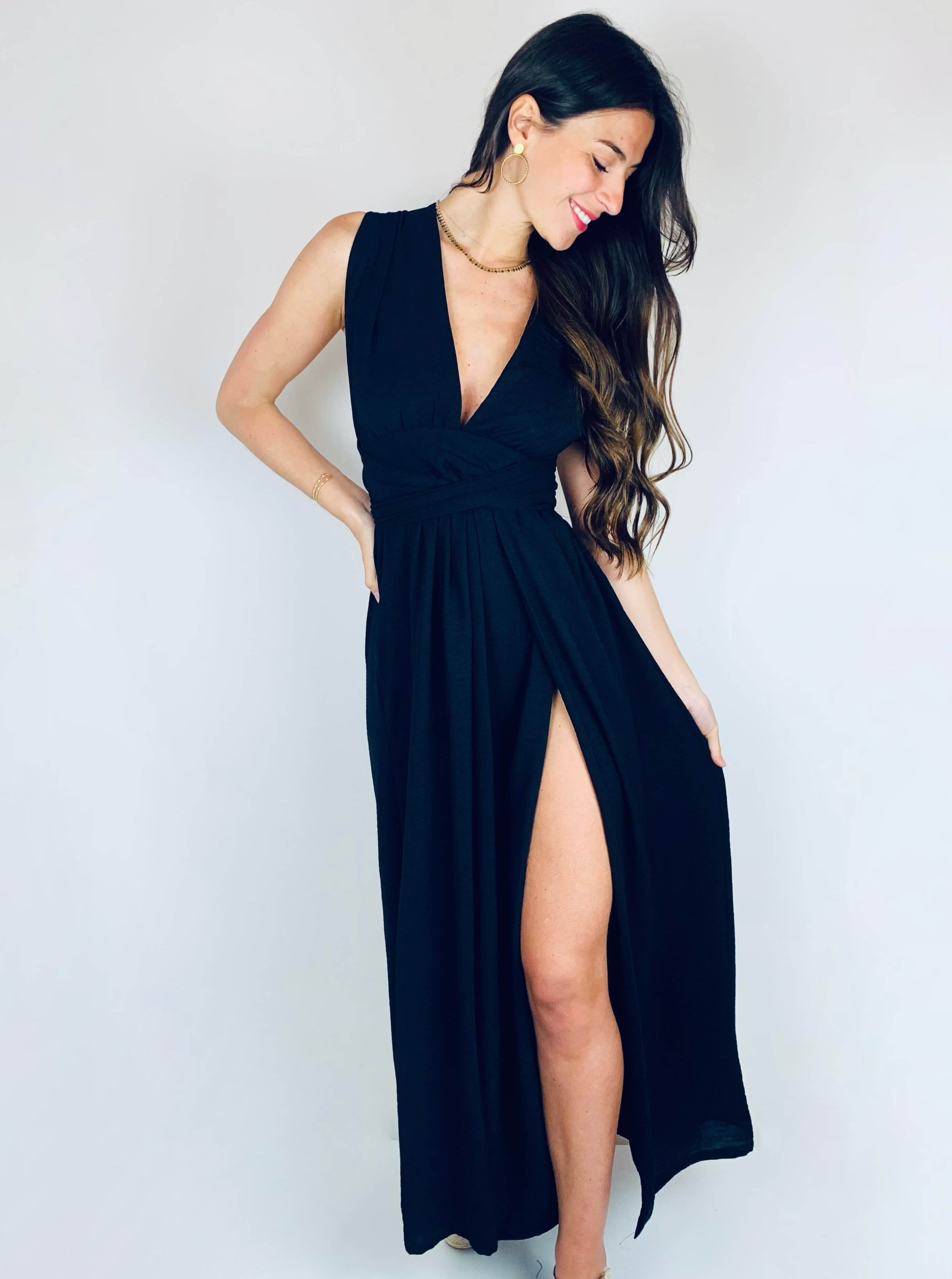 vestido largo de mujer