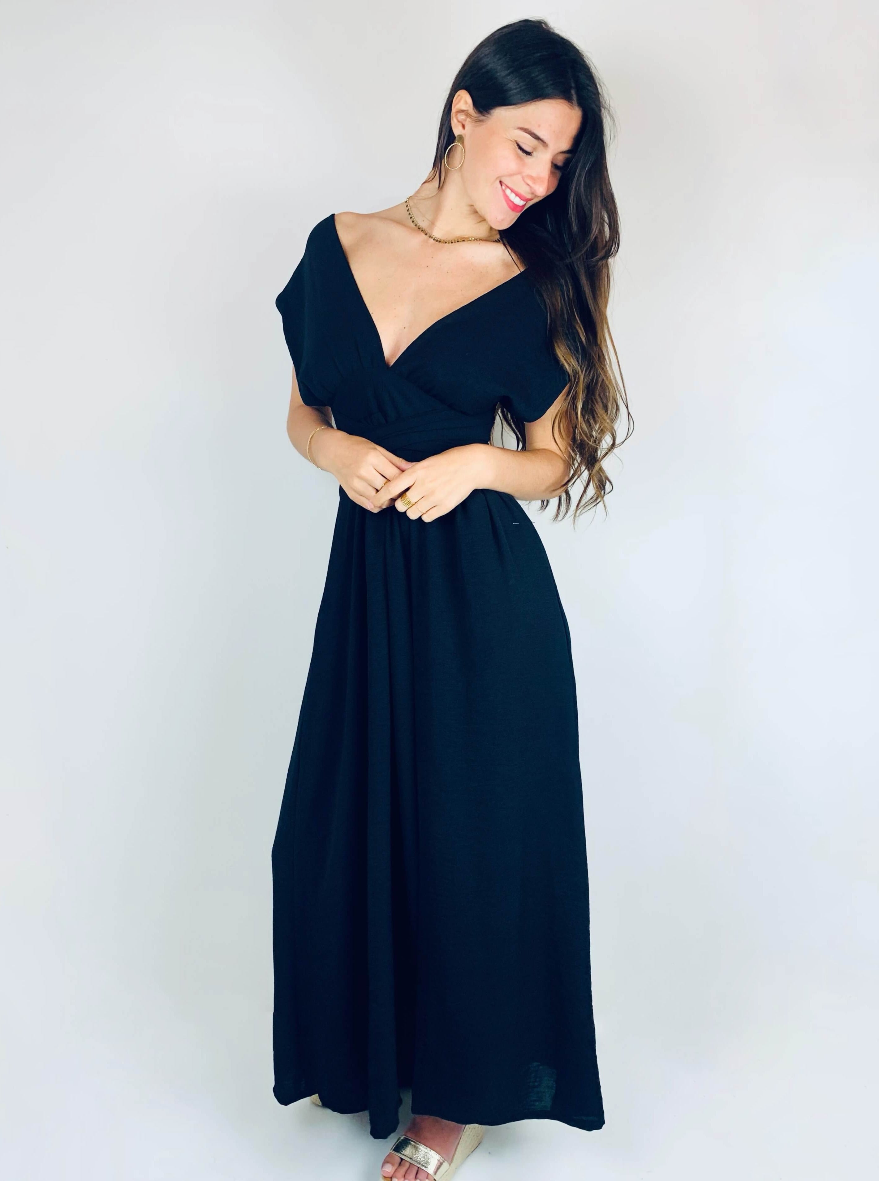 vestido largo de mujer