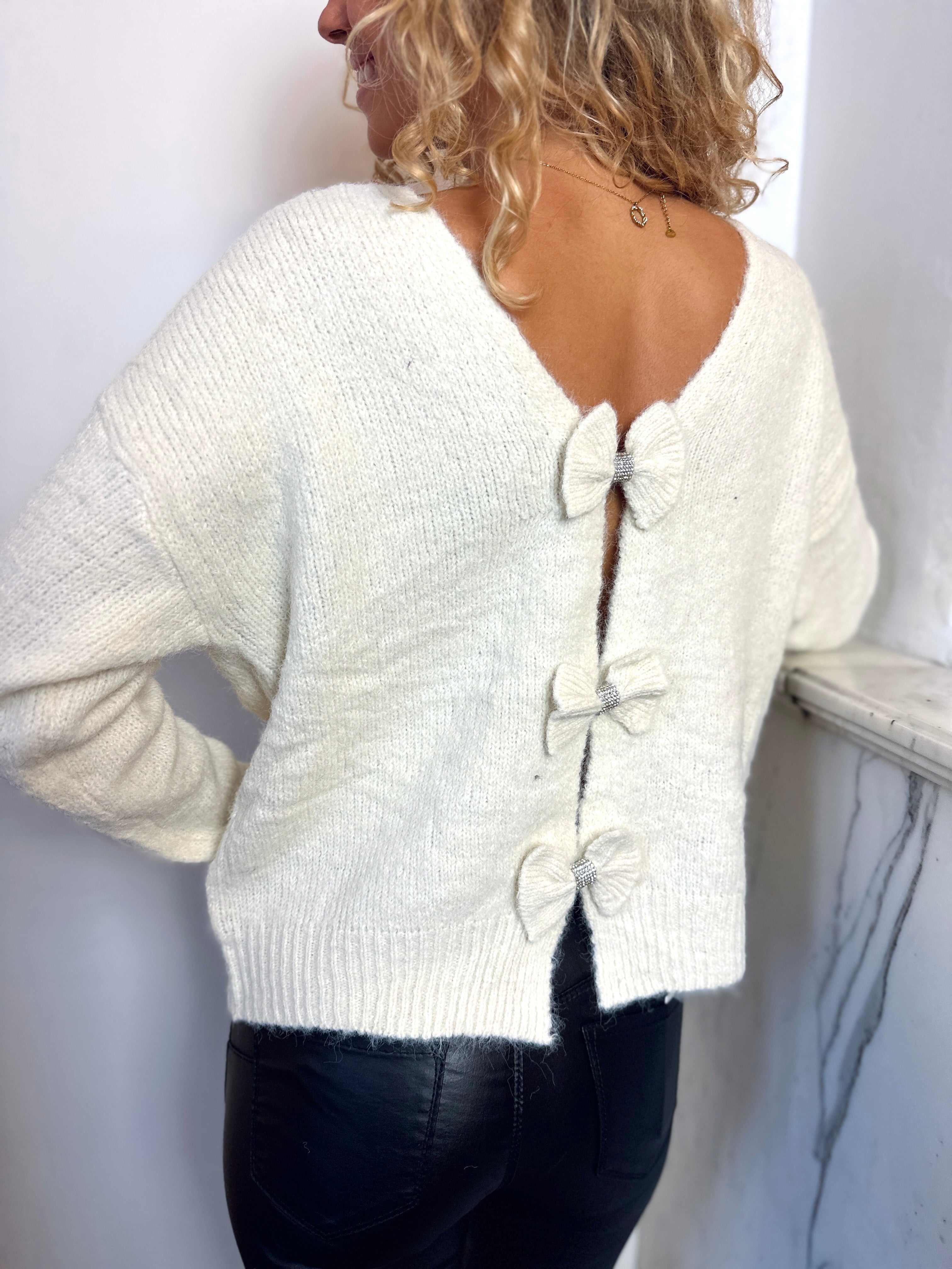 Pull blanc - MORGANE