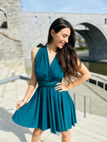 Robe bleu canard - EMILIE