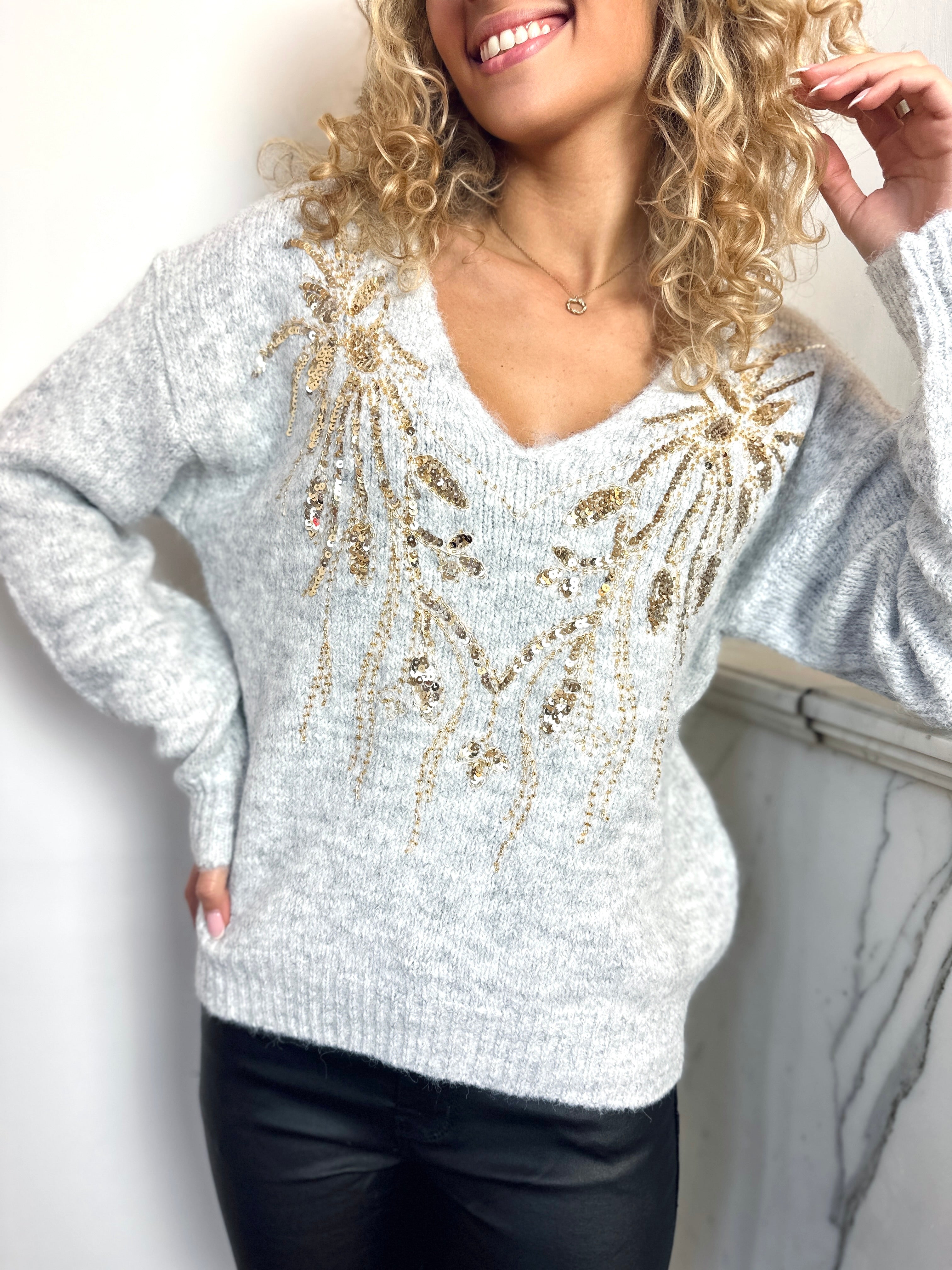 Pull gris - ROSIE