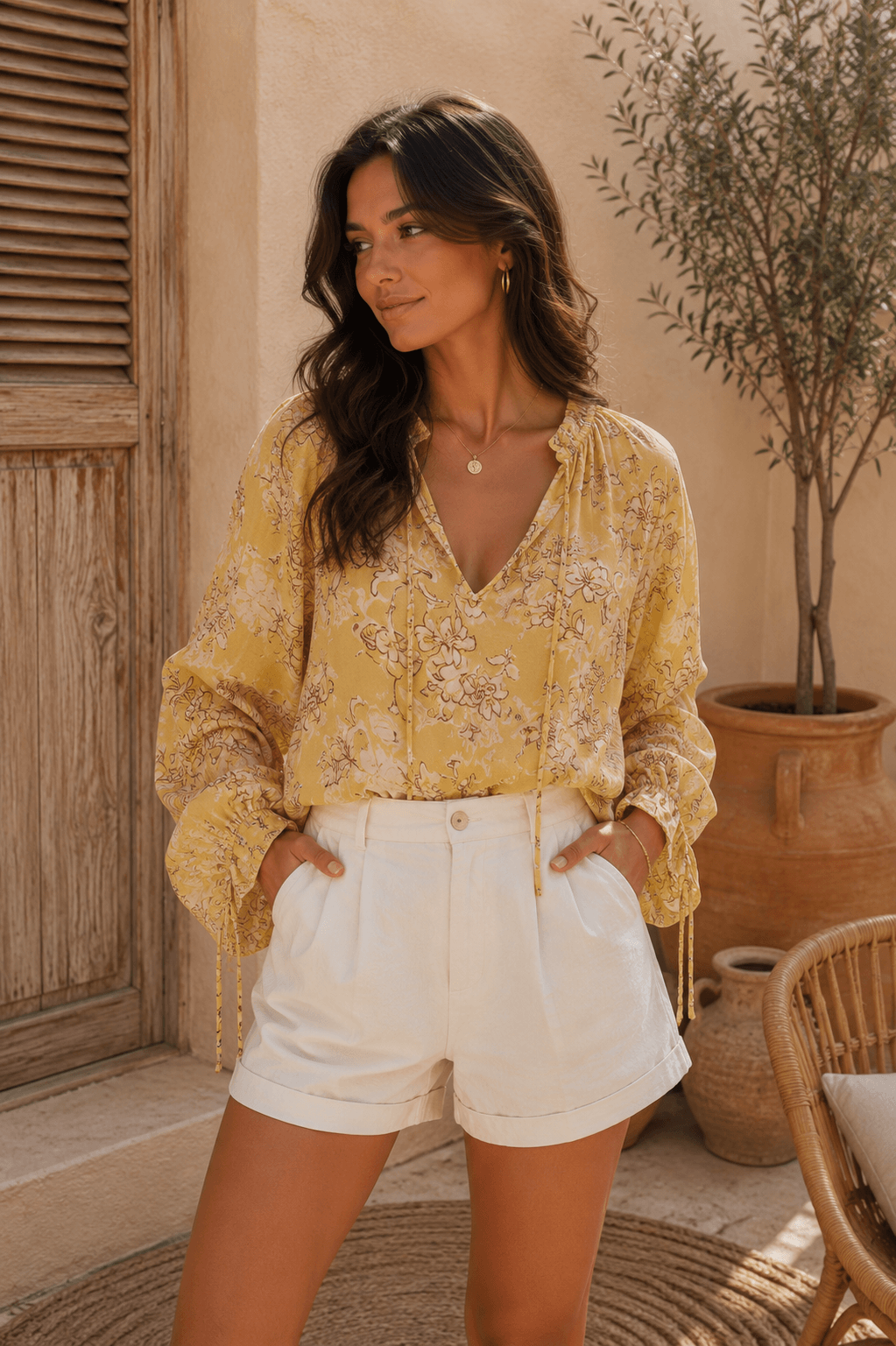 Blouse jaune - ABY