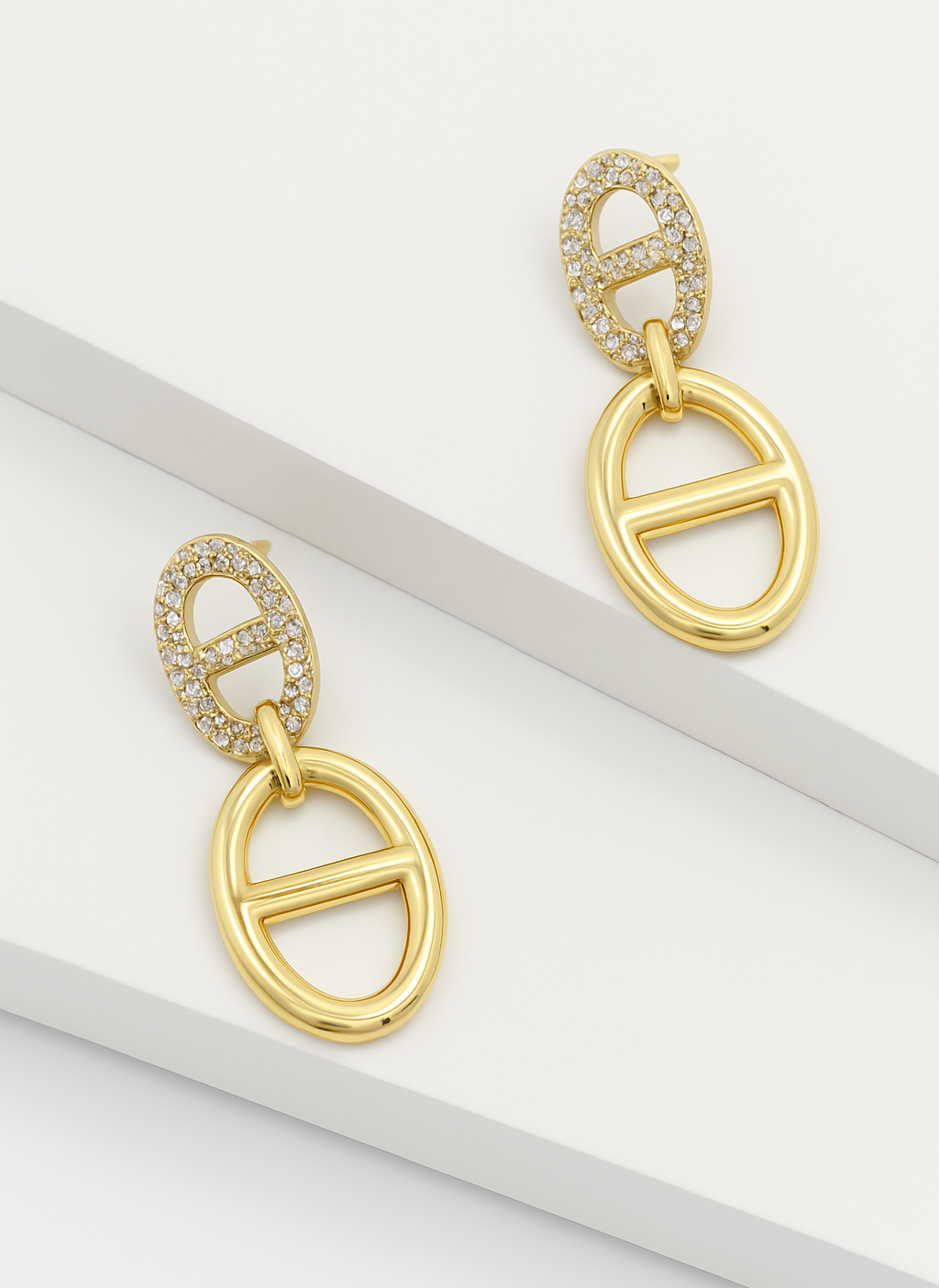 Pendientes Élia — Dorado