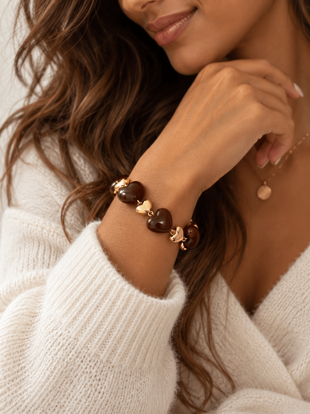 Bracelet chocolat - AMORE