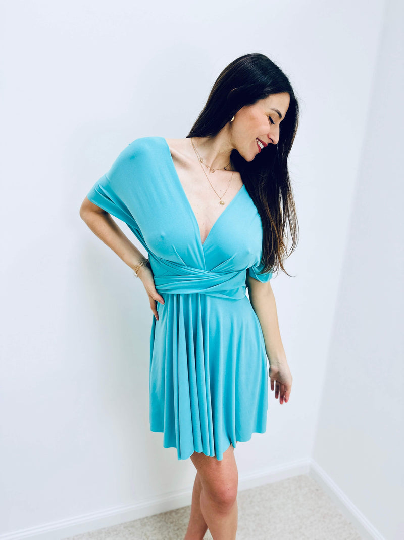 Robe turquoise - EMILIE