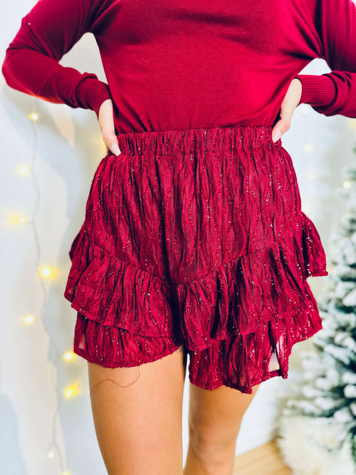 Short bordeaux - ANNA