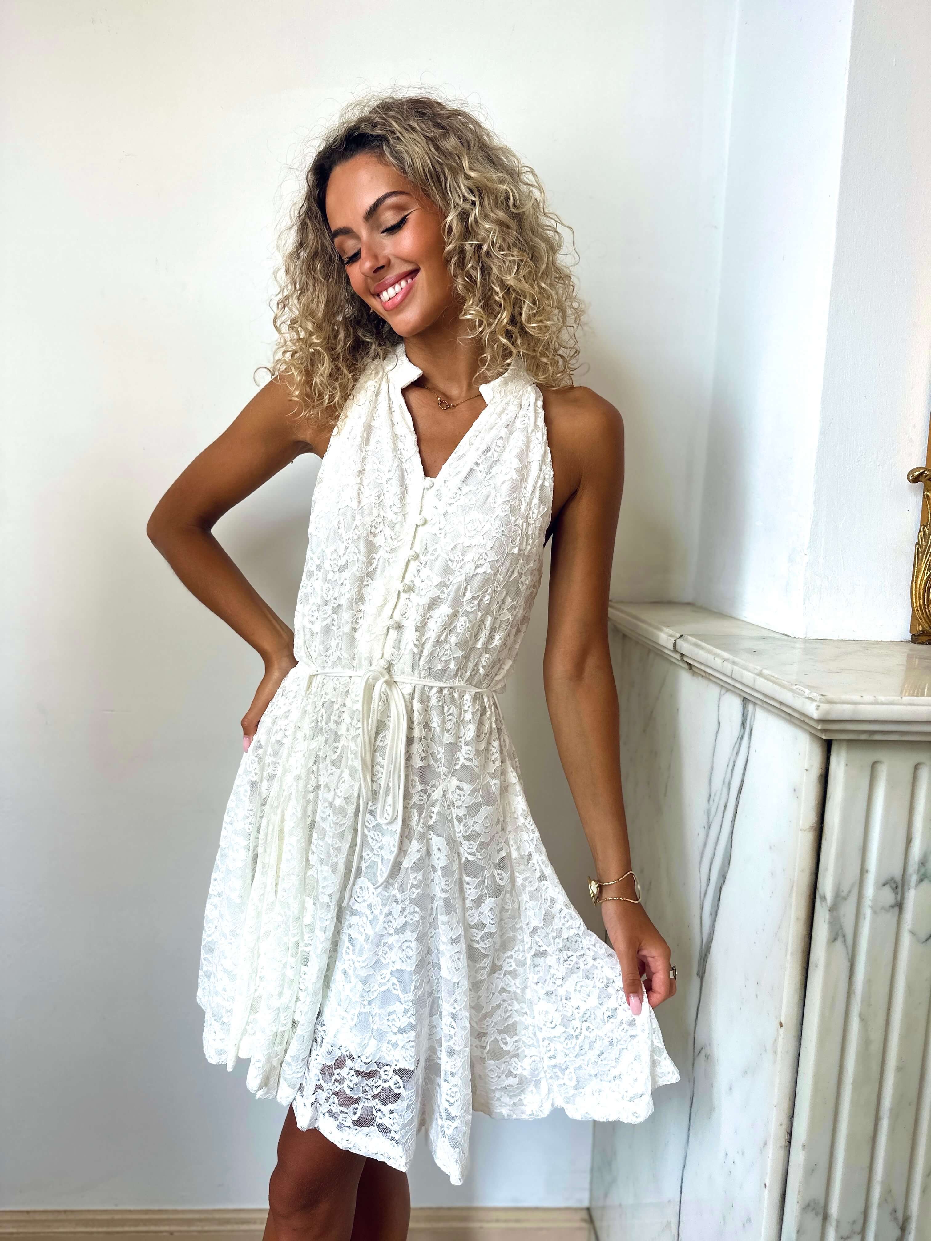 Robe en dentelle - LEONIE