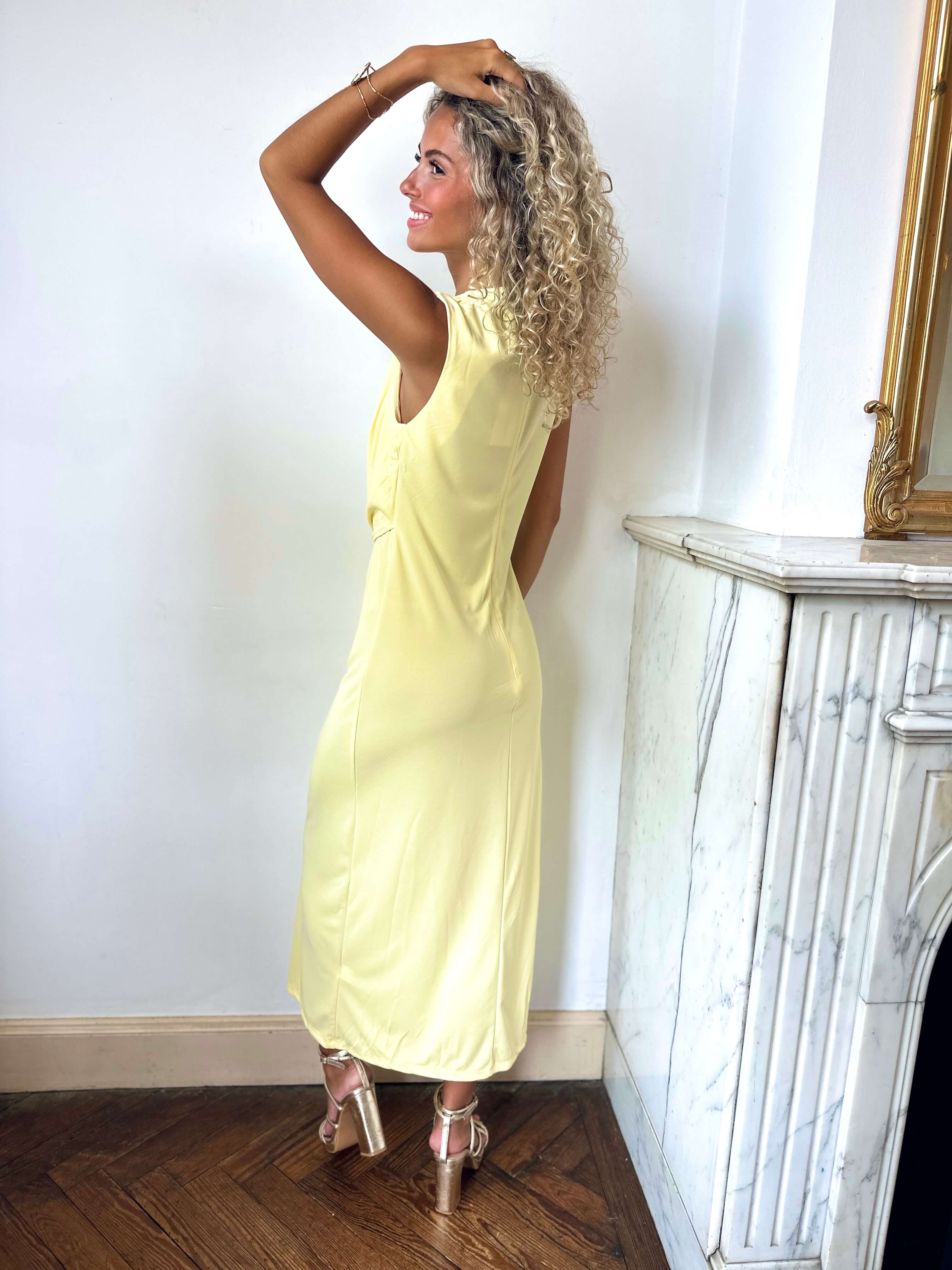 Robe jaune - ZENA