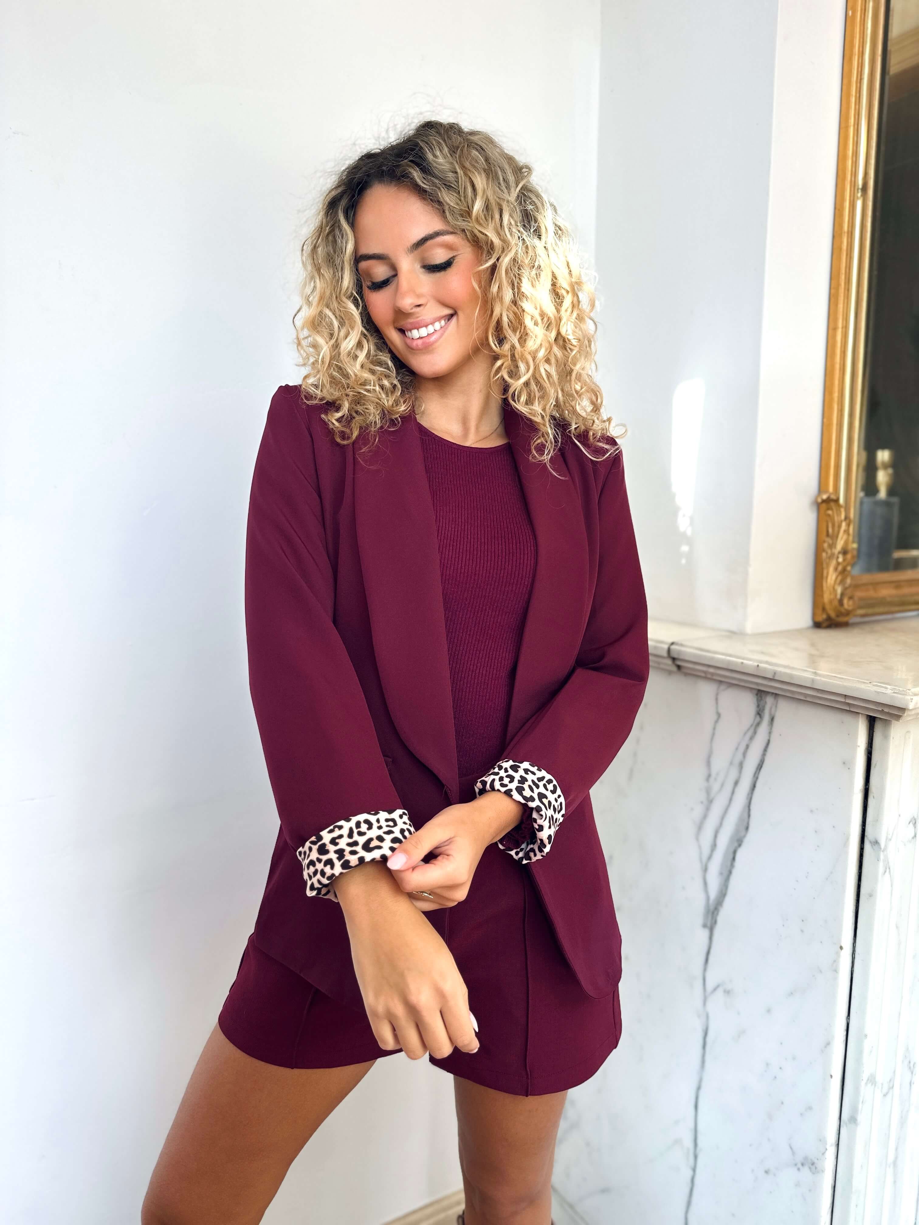 Blazer bordeaux - GASPARD