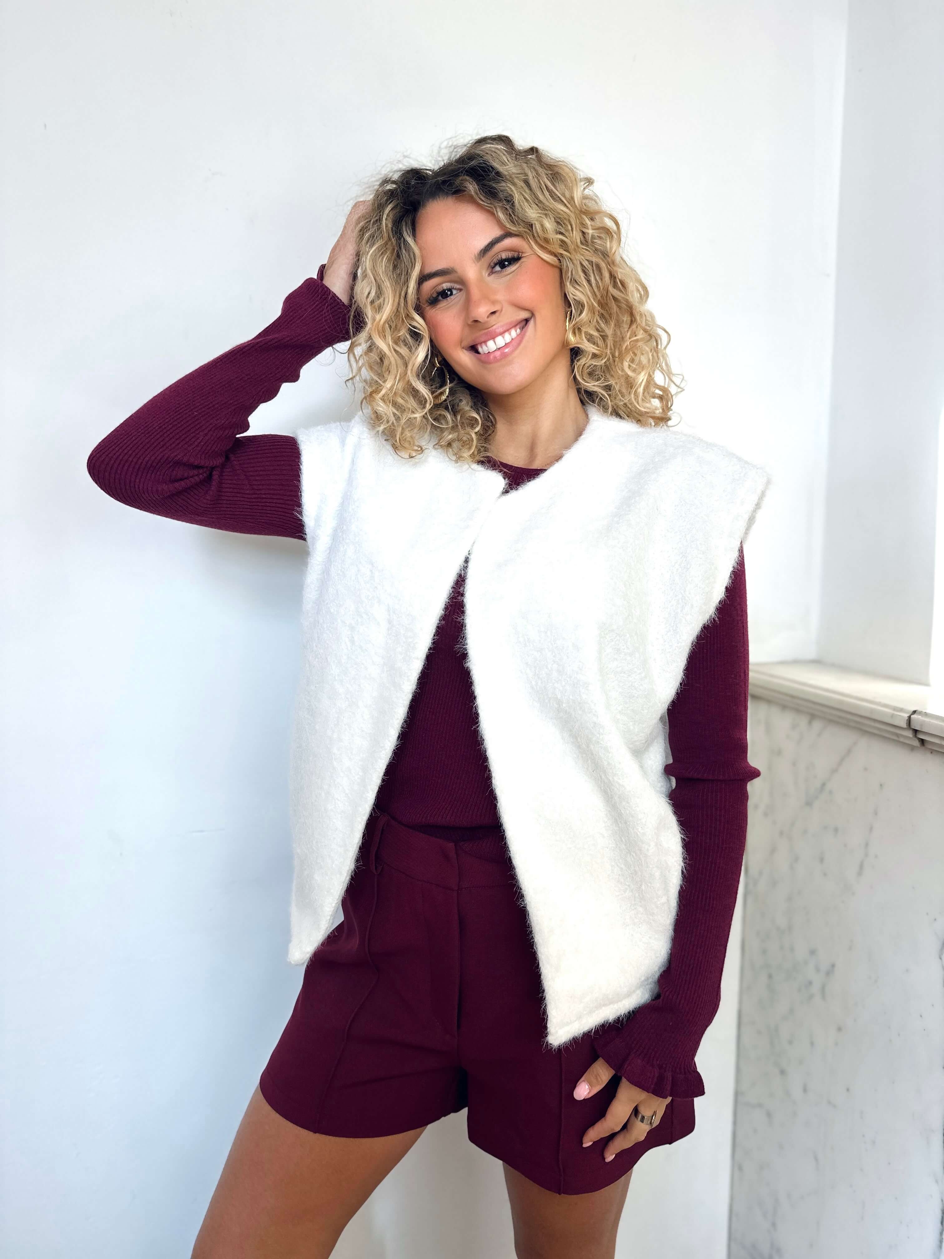 Gilet blanc - PAOLA