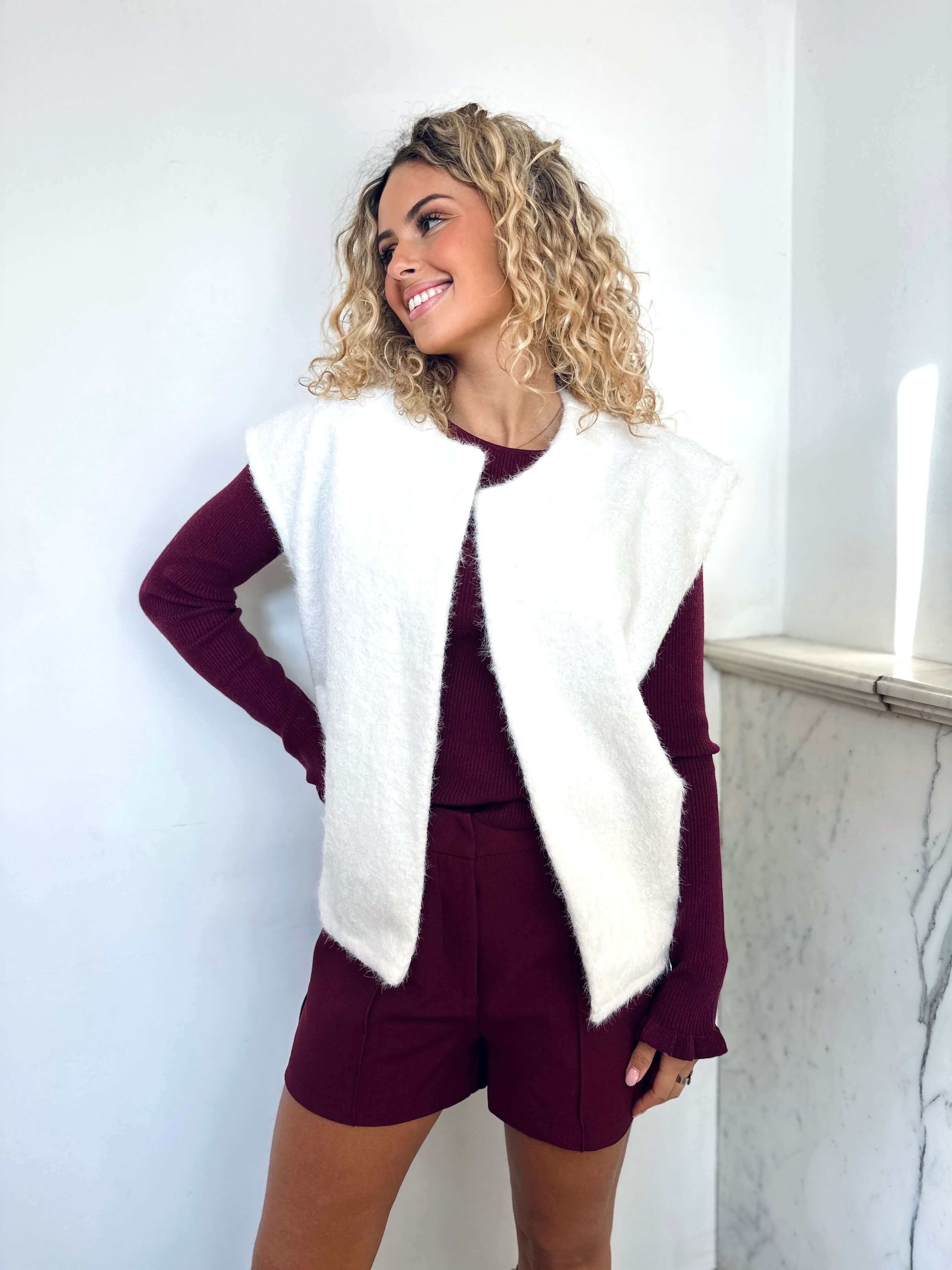 Gilet blanc - PAOLA