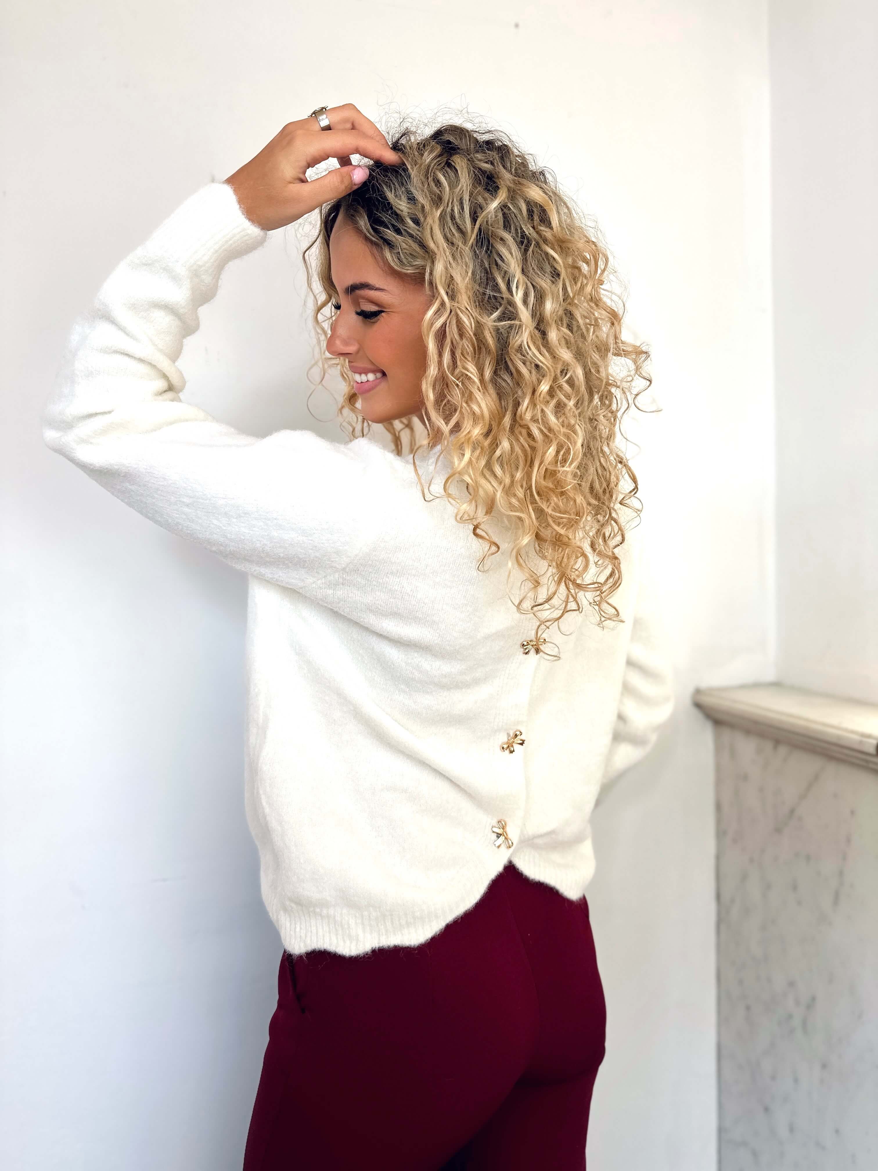 Pull blanc - LISA