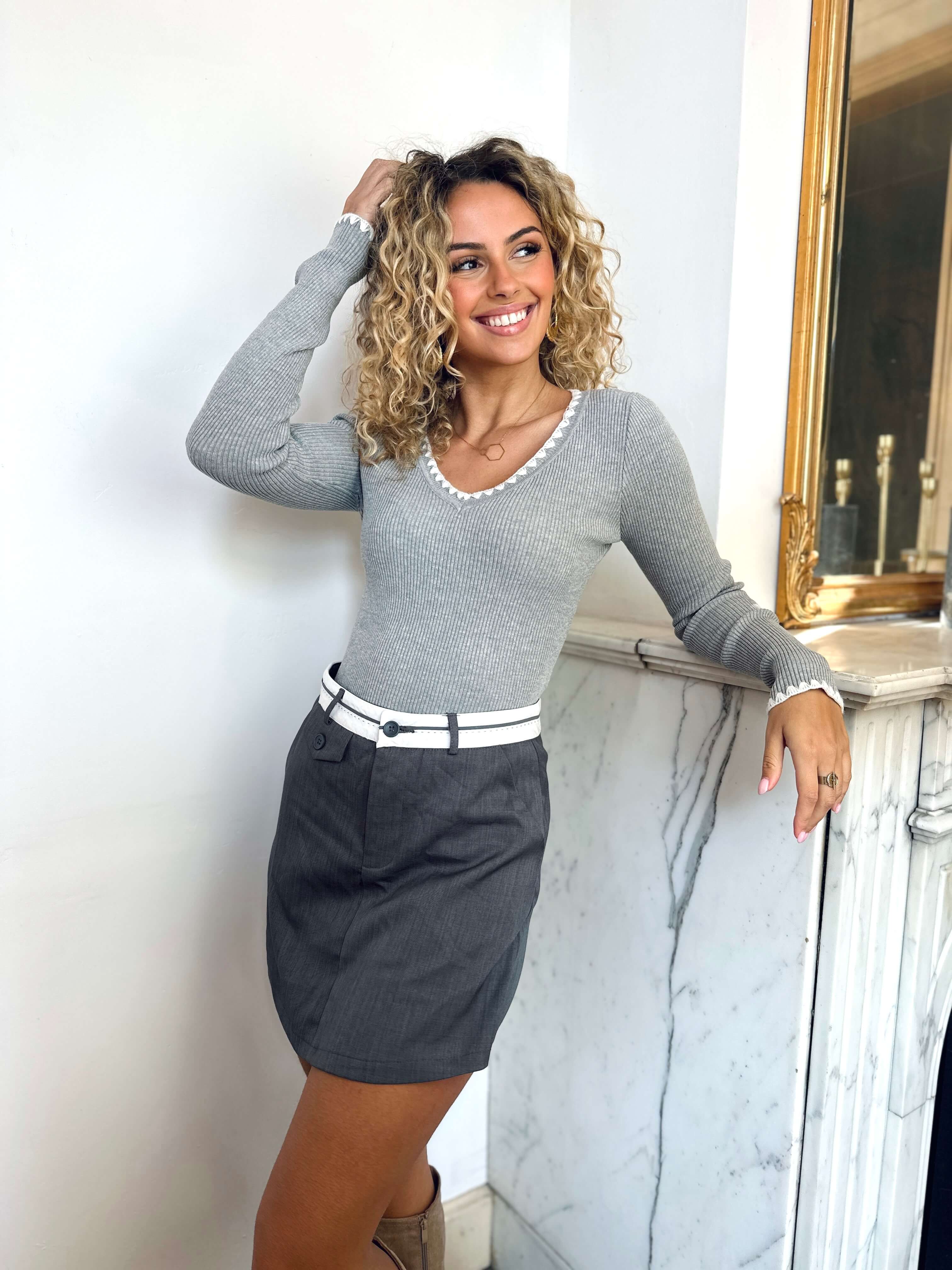 Pull gris - DANA