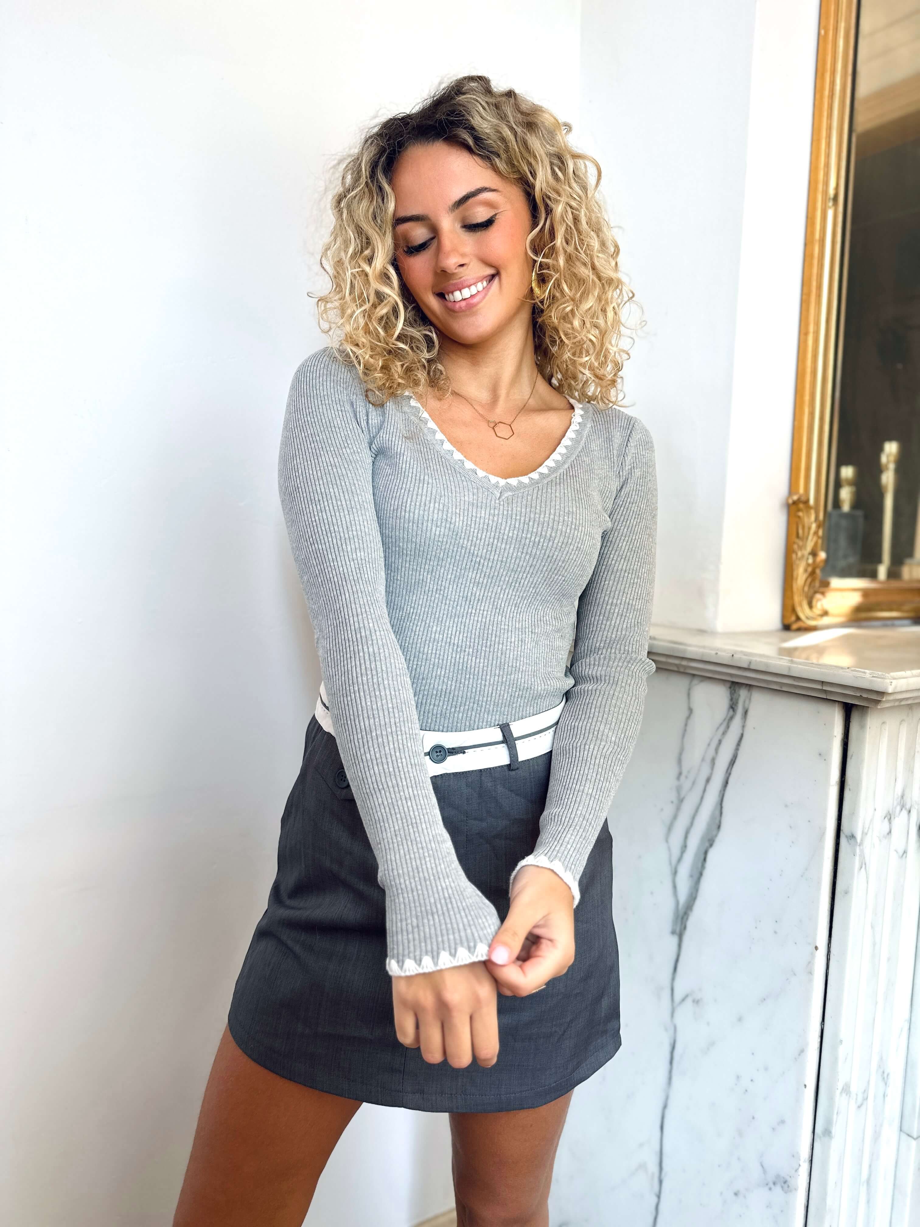 Pull gris - DANA