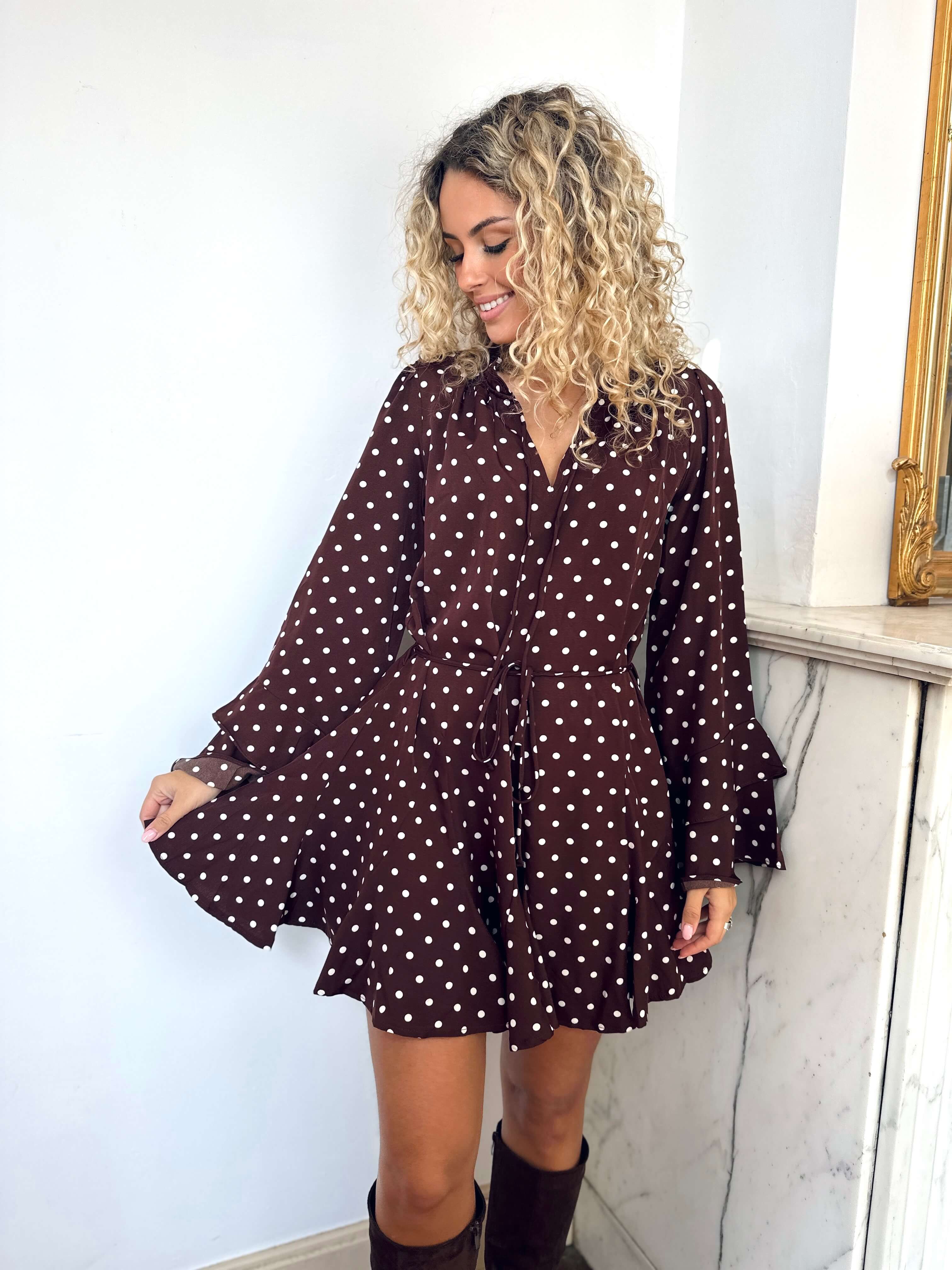 Robe chocolat - AMANDINE
