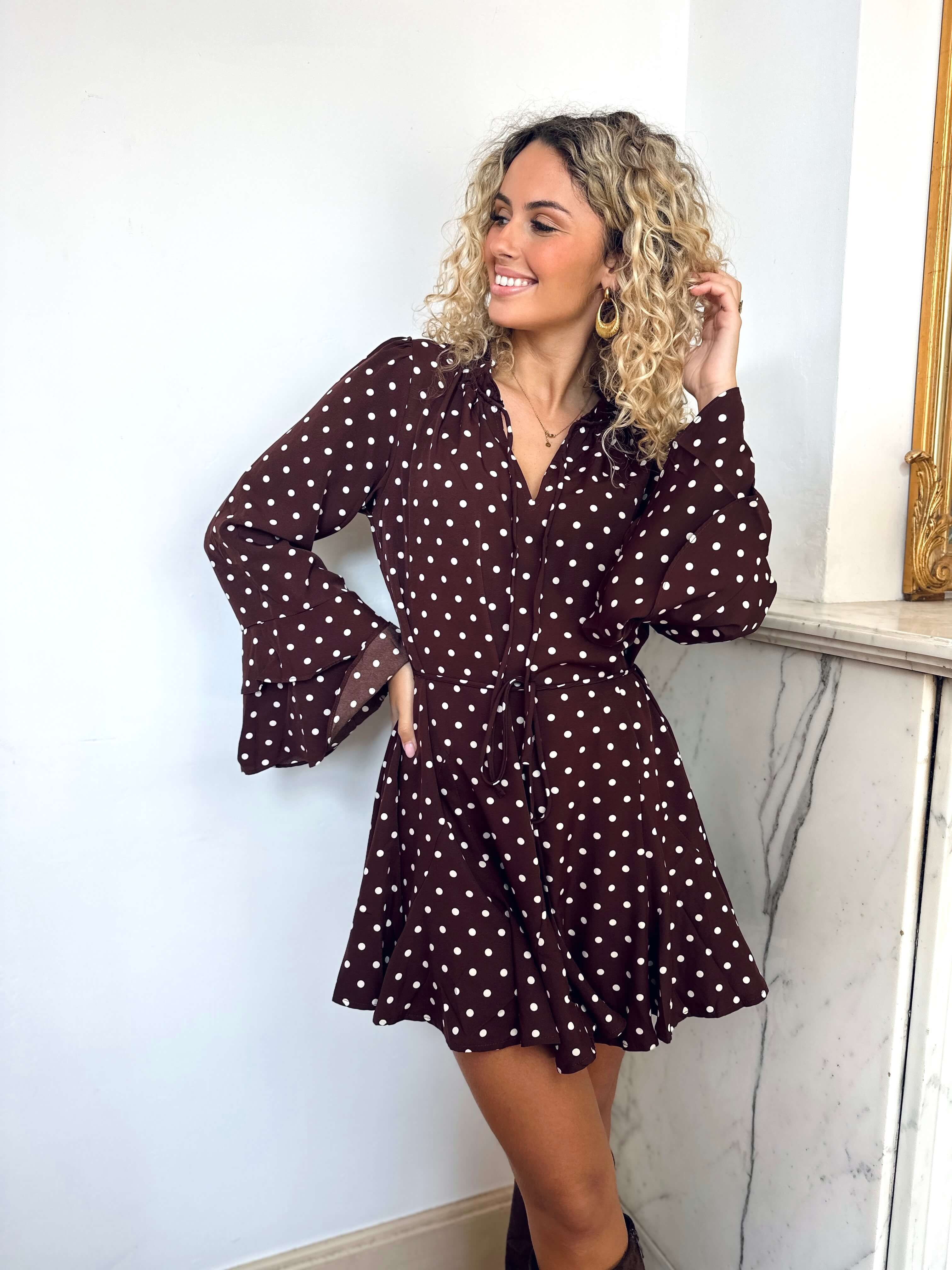 Robe chocolat - AMANDINE