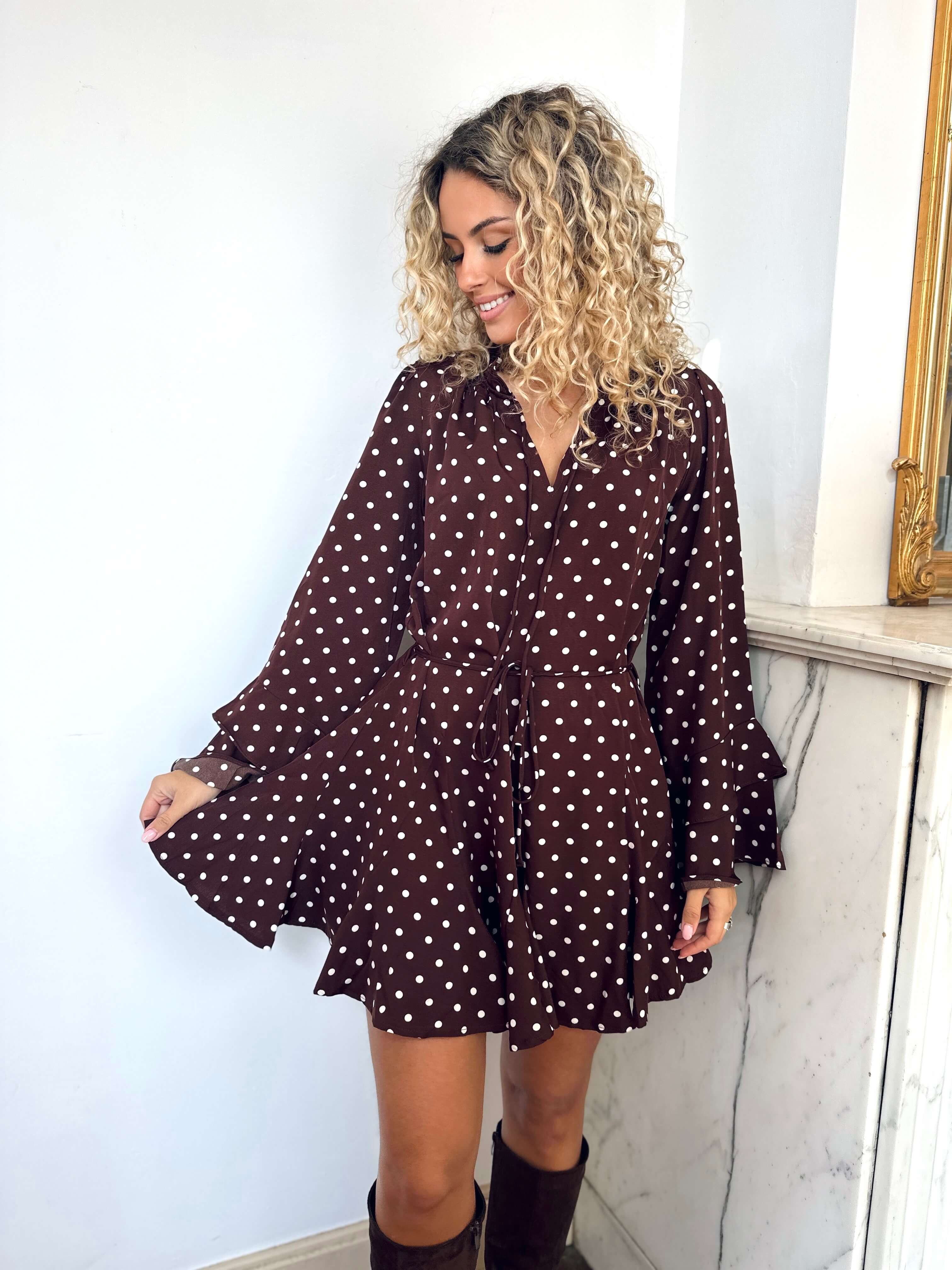Robe chocolat - AMANDINE