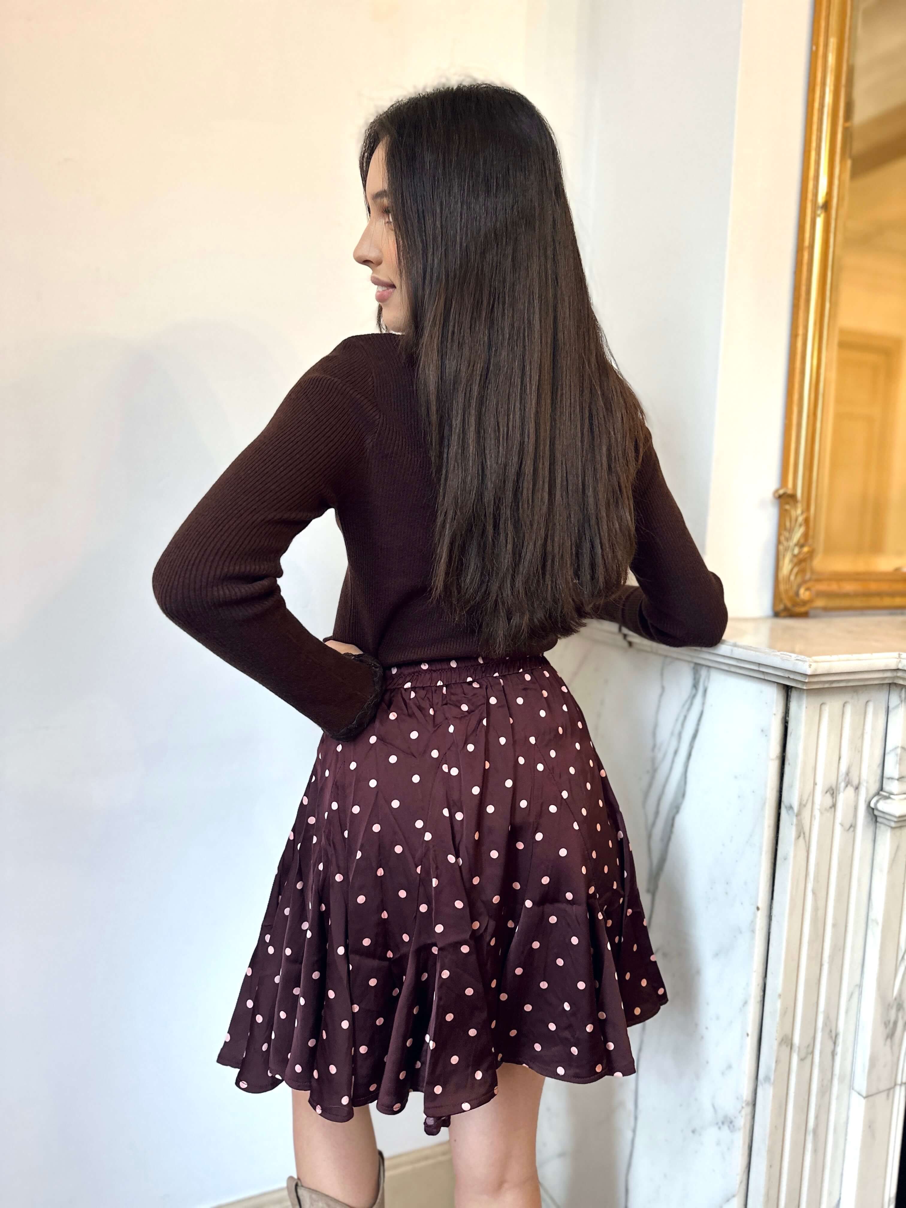 Pull marron - MATHILDE