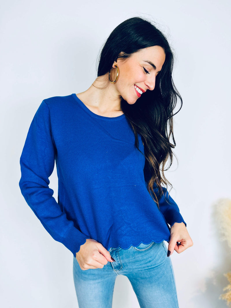 Pull bleu royal - PAULINE