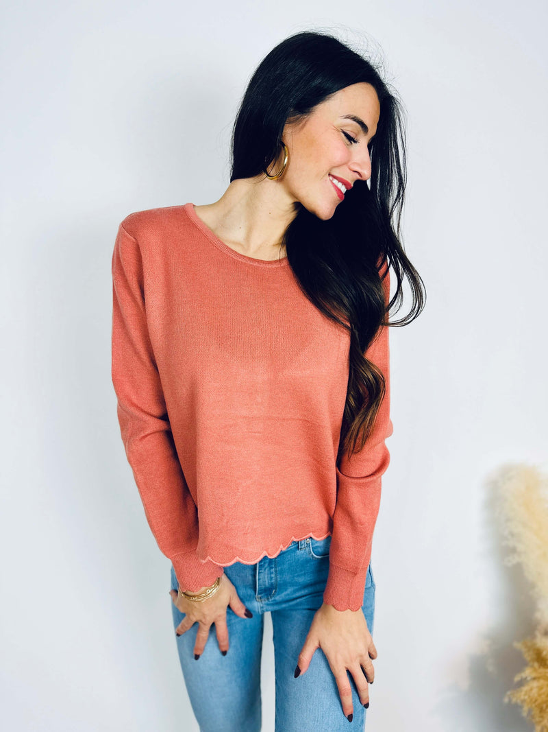 Pull vieux rose PAULINE Luna Concept Store N 1 Achat de