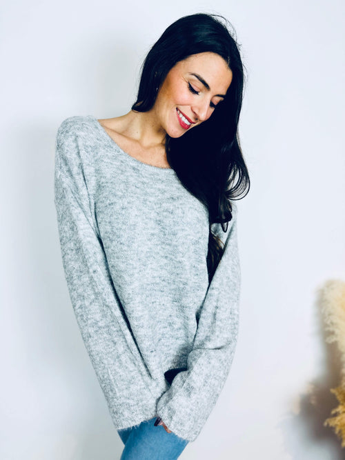 Pull gris - MATHILDE