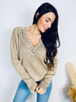 Pull beige - NINA