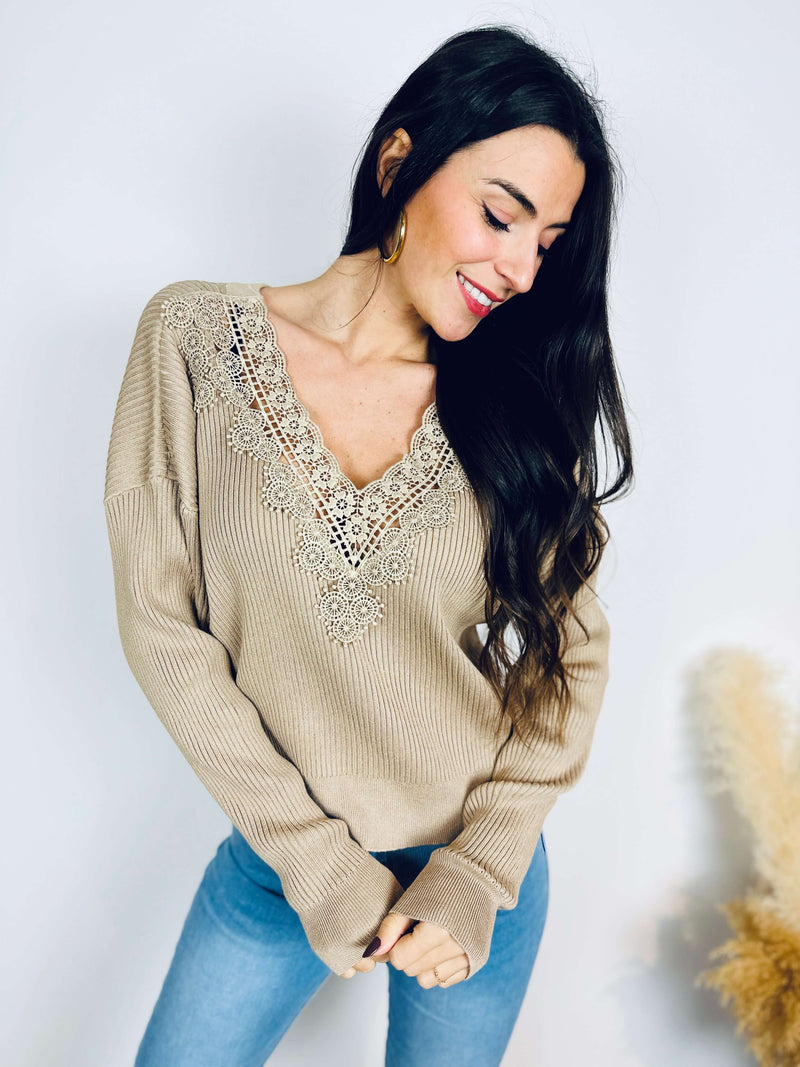 Pull beige - NINA