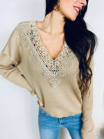 Pull beige - NINA