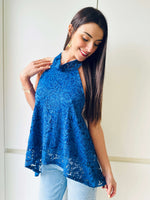 Top bleu royal - OLIVIA